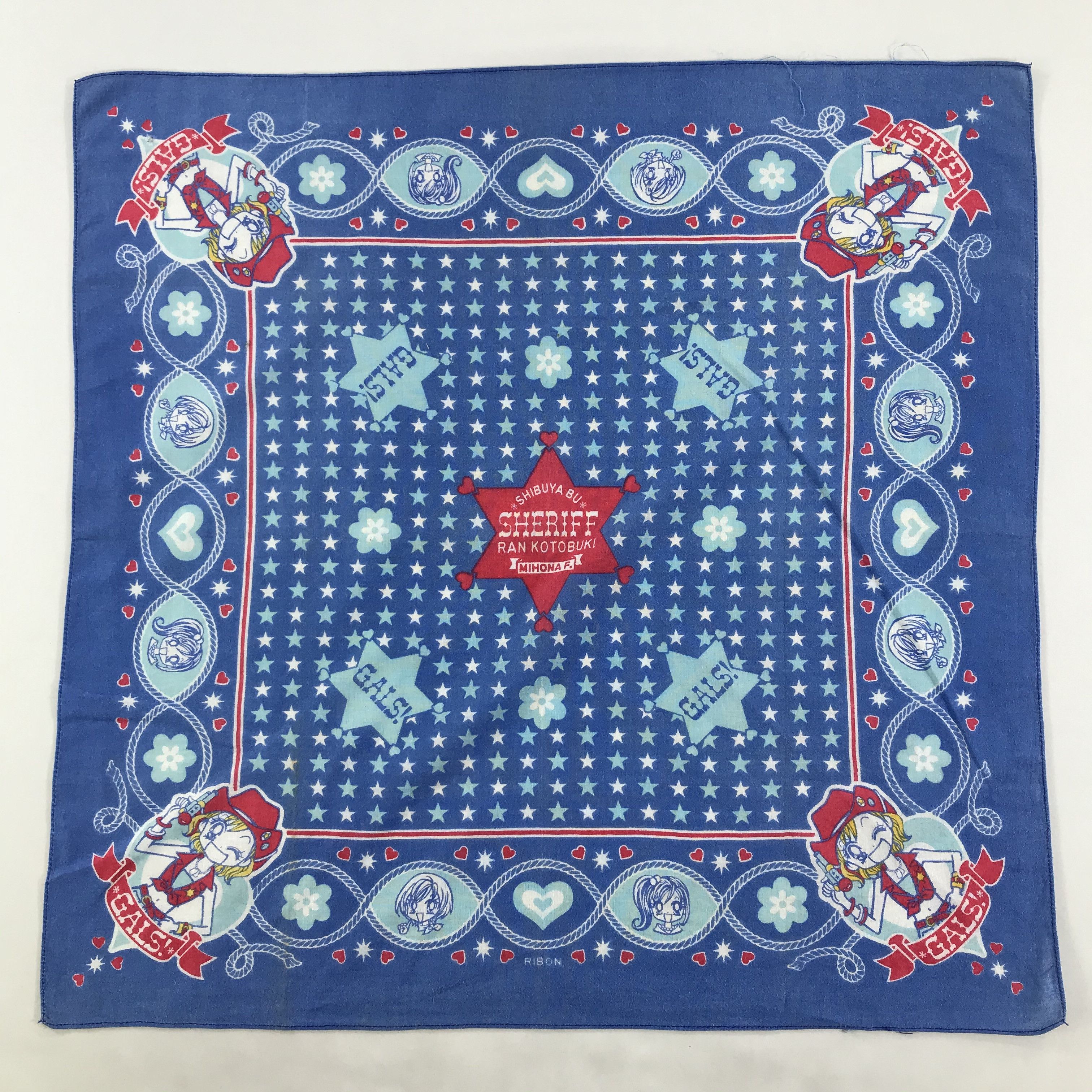 Japanese Brand × Vintage Sheriff Ran Bandana / Handkerchief / Neckerchief - S1845 Size ONE SIZE - 1 Thumbnail