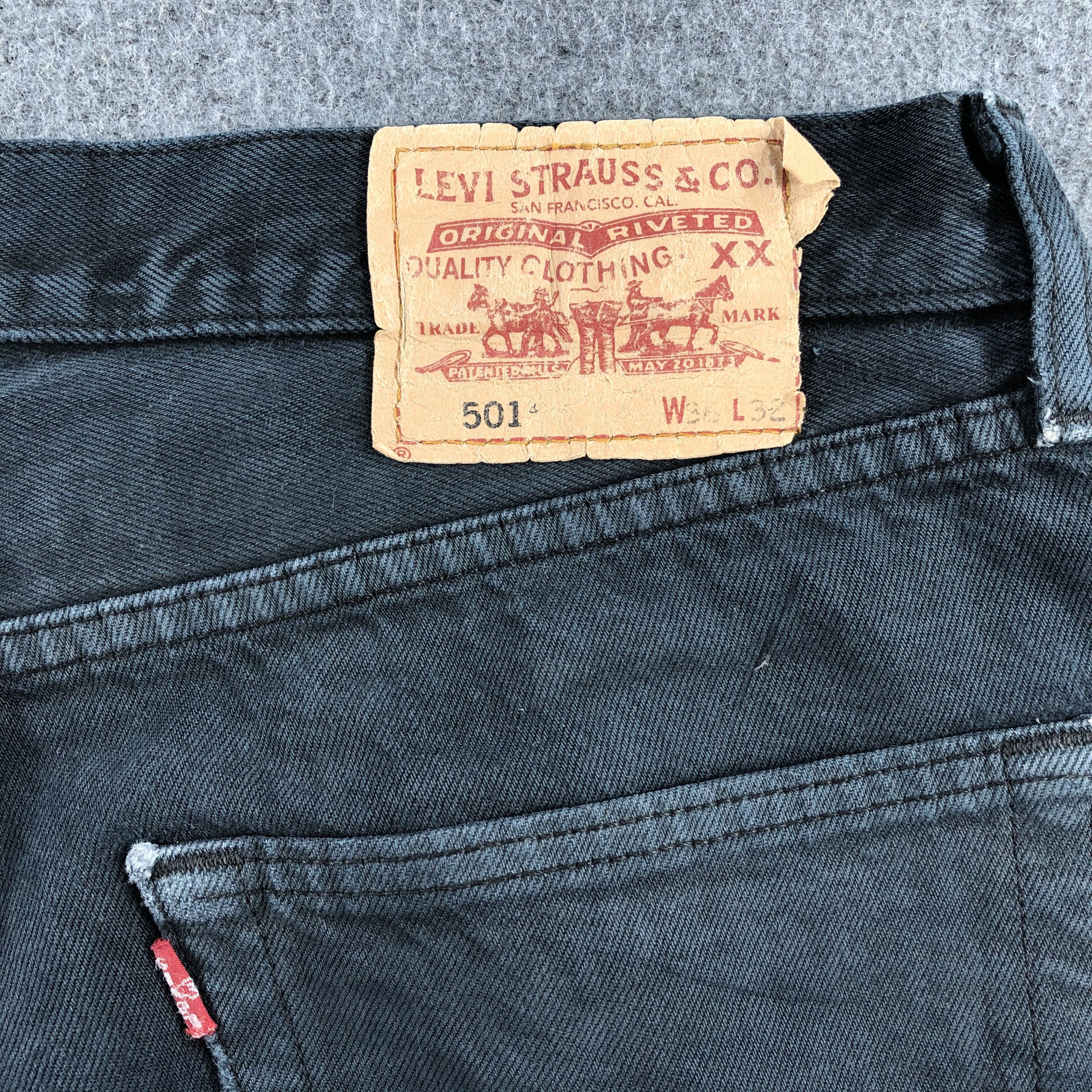 Levi's Vintage 90s Levis 501 Earth Tone Jeans-J1634 Size US 36 / EU 52 - 5 Thumbnail