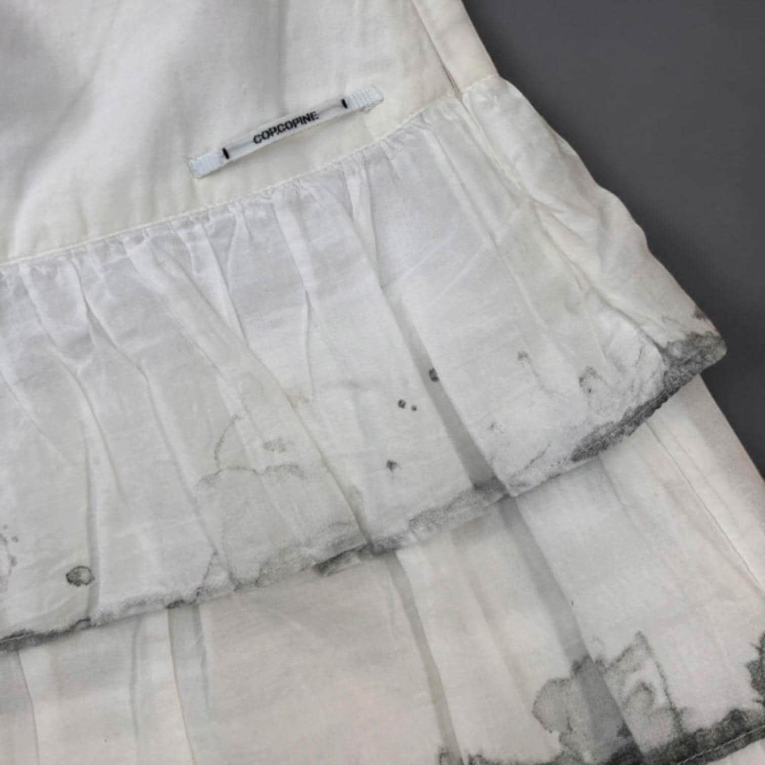 Cop Copine The Cop Copine Ruffled Skirt Size 27" / US 4 / IT 40 - 6 Thumbnail