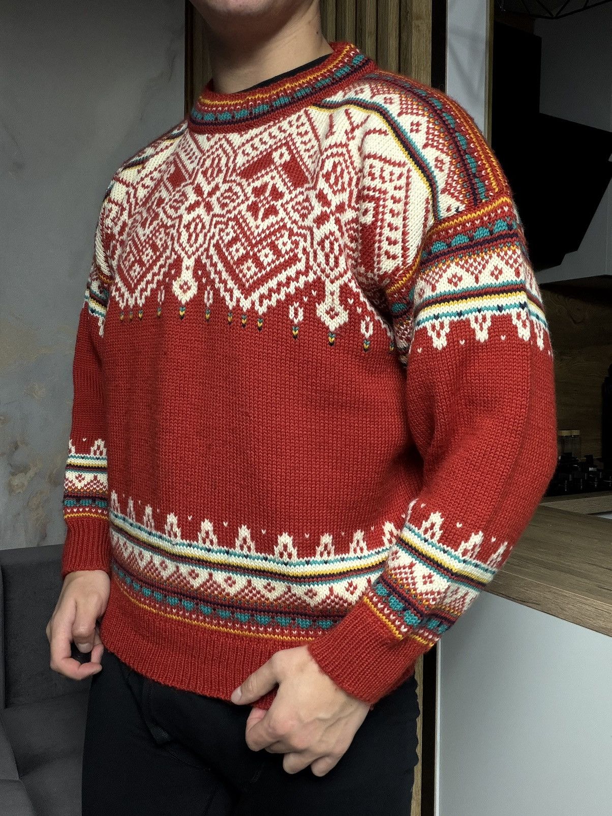 Dale Of Norway 80’ Dale of Norway Mens Olympics Fair Isle Sweater Vintage Size US M / EU 48-50 / 2 - 2 Thumbnail