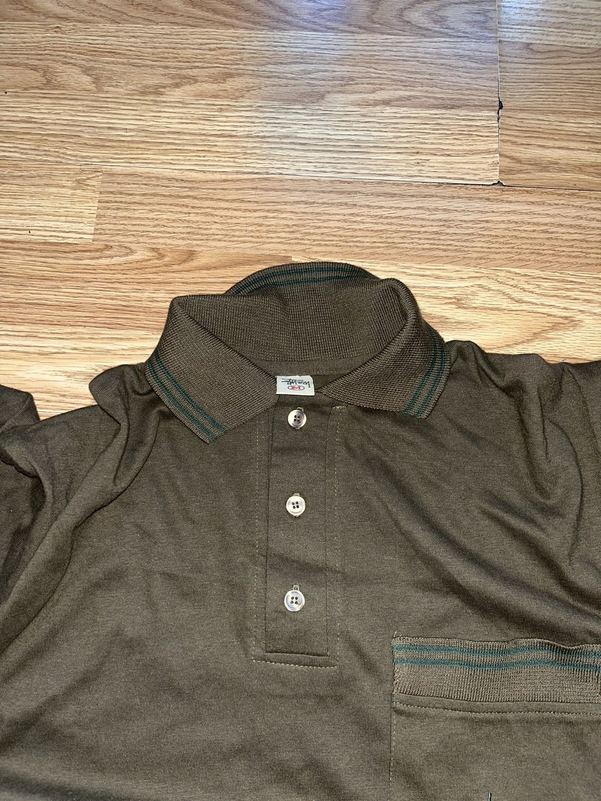 Stussy × Vintage Vintage 90s Stussy Polo Size US M / EU 48-50 / 2 - 3 Thumbnail