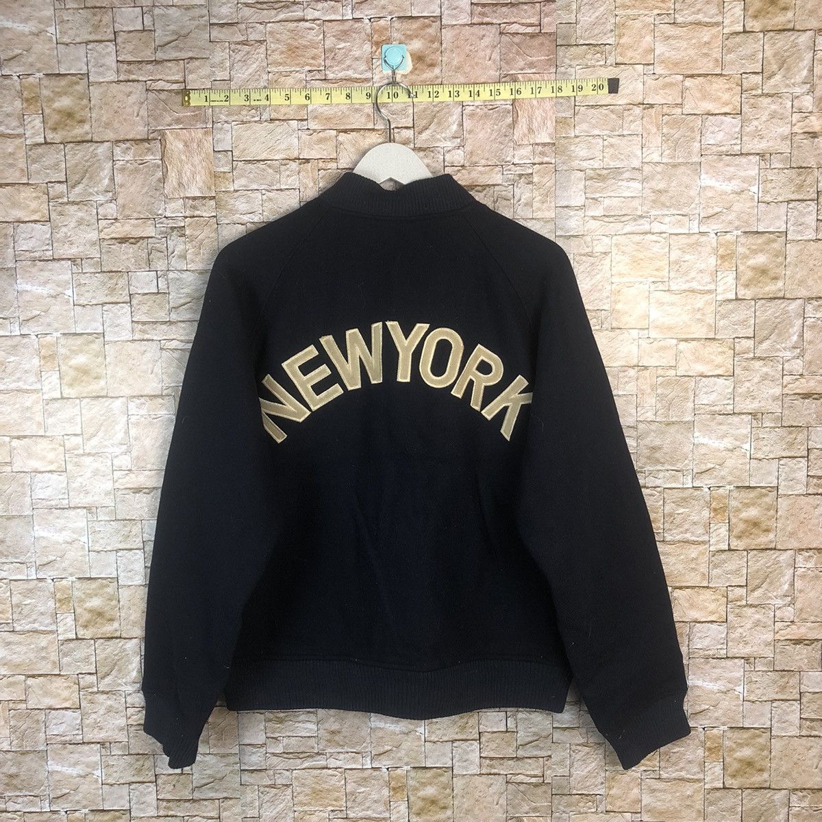 New York Yankees Comol Lake New York Black Bomber Jacket #A13 Size US L / EU 52-54 / 3 - 13 Thumbnail