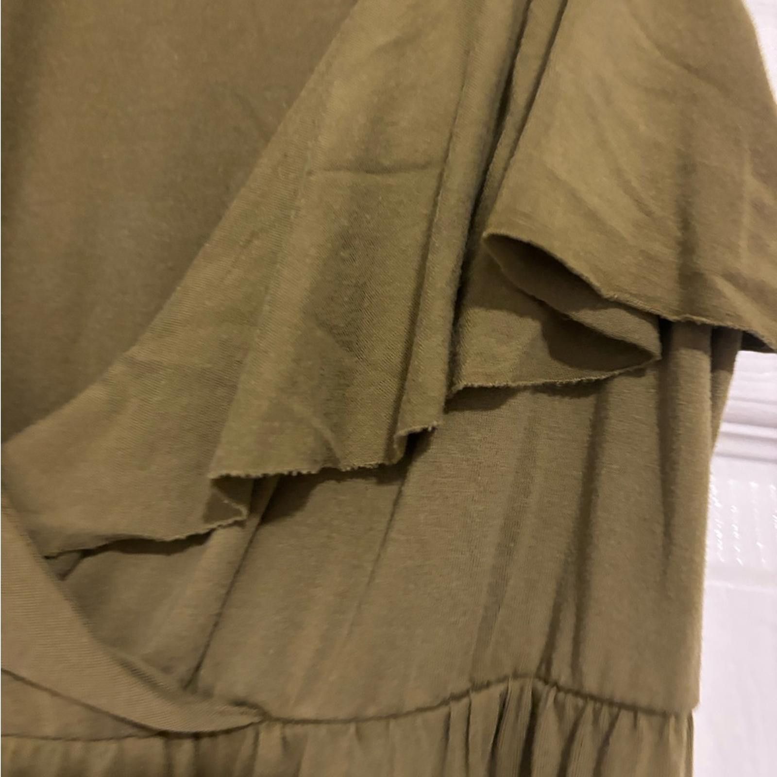 J.Crew J. Crew Olive Midi Dress Size M / US 6-8 / IT 42-44 - 3 Thumbnail