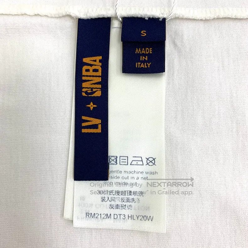 Louis Vuitton Louis Vuitton NBA co-branded white logo monogrammed cotton Size US S / EU 44-46 / 1 - 6 Thumbnail