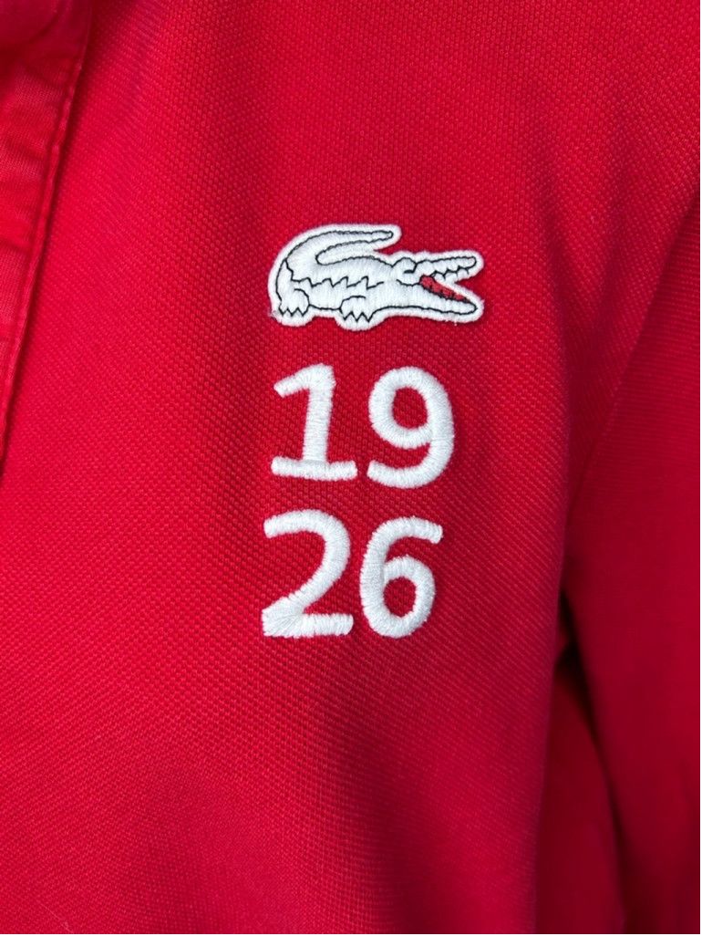 Lacoste Men's Lacoste Red Long Sleeve Polo Shirt Size L Size US L / EU 52-54 / 3 - 4 Thumbnail