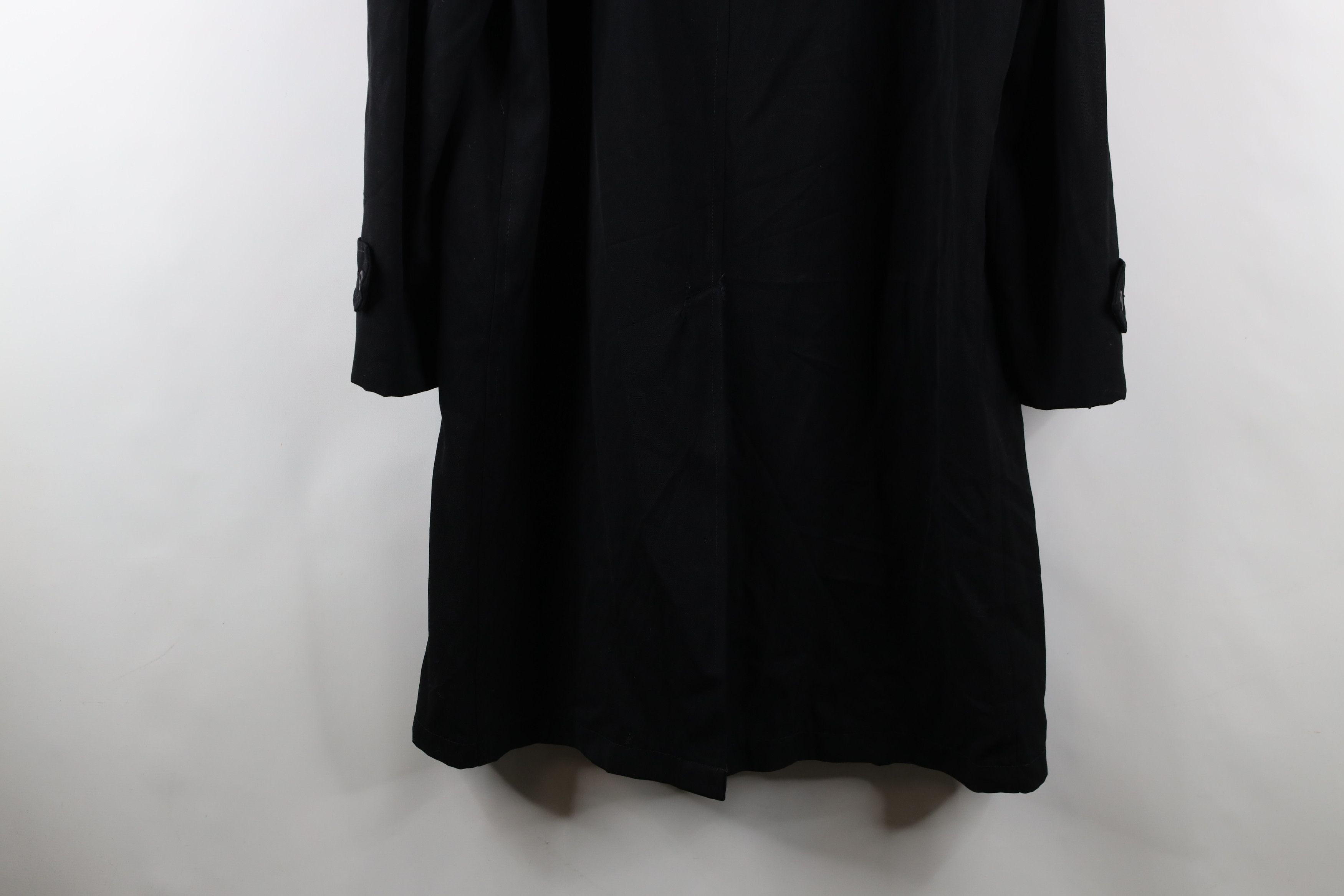 Vintage Vintage 50s 60s Streetwear Trench Coat Jacket Black USA Size US XL / EU 56 / 4 - 16 Thumbnail