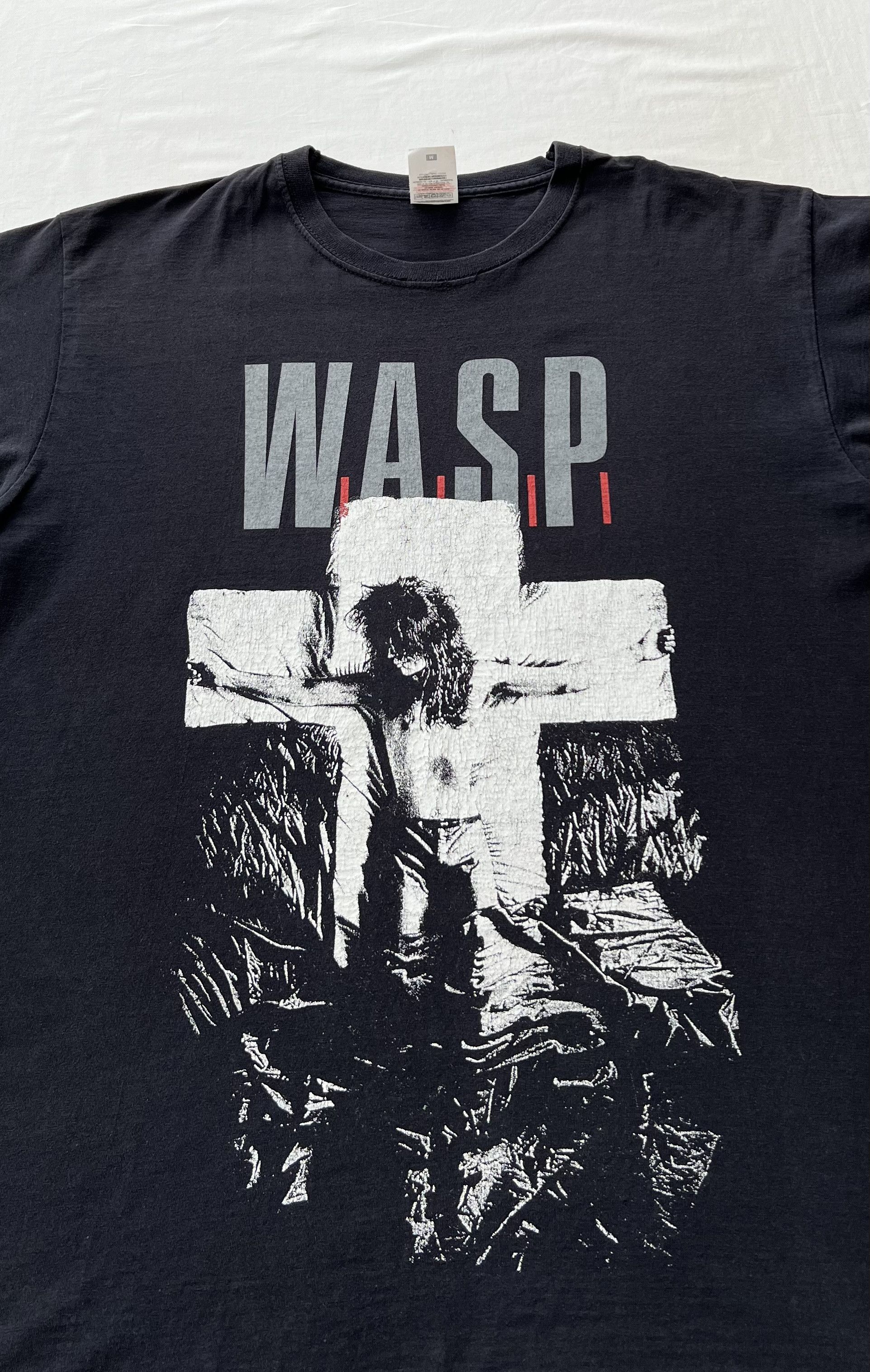 Band Tees Vintage 2000s W.A.S.P. WASP Jesus Heavy Metal Band T-shirt Size US M / EU 48-50 / 2 - 3 Thumbnail