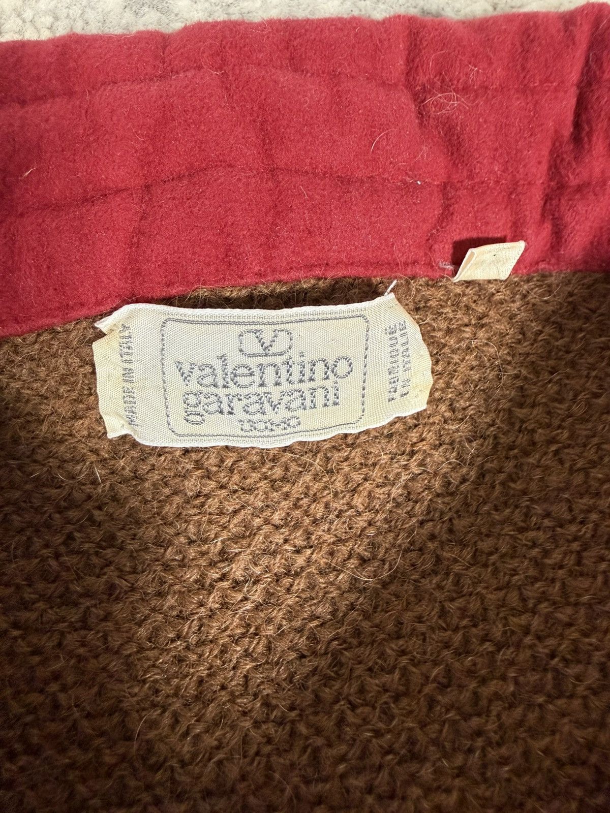 Valentino Vintage 80s Valentino Garavani Uomo Alpaca Wool Sweater Size US M / EU 48-50 / 2 - 5 Thumbnail