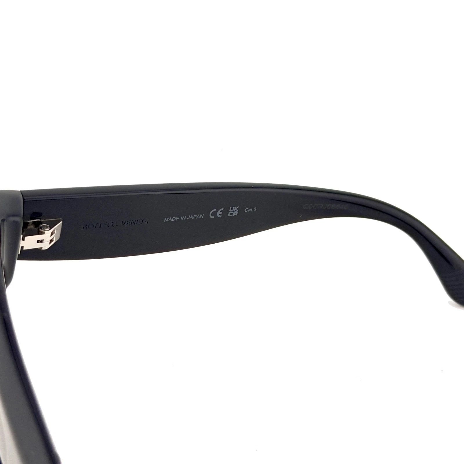 Bottega Veneta BOTTEGA VENETA 1321 MITRE BV1321S Black Sunglasses 001 Size ONE SIZE - 7 Thumbnail