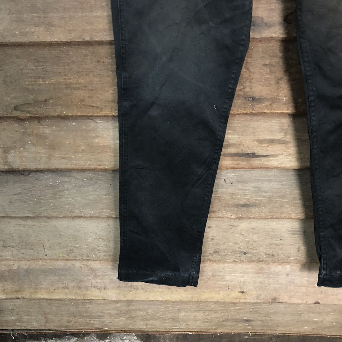 Japanese Brand × Vintage DL Back Number Black Casual Pants #S2796 Size US 29 - 6 Thumbnail