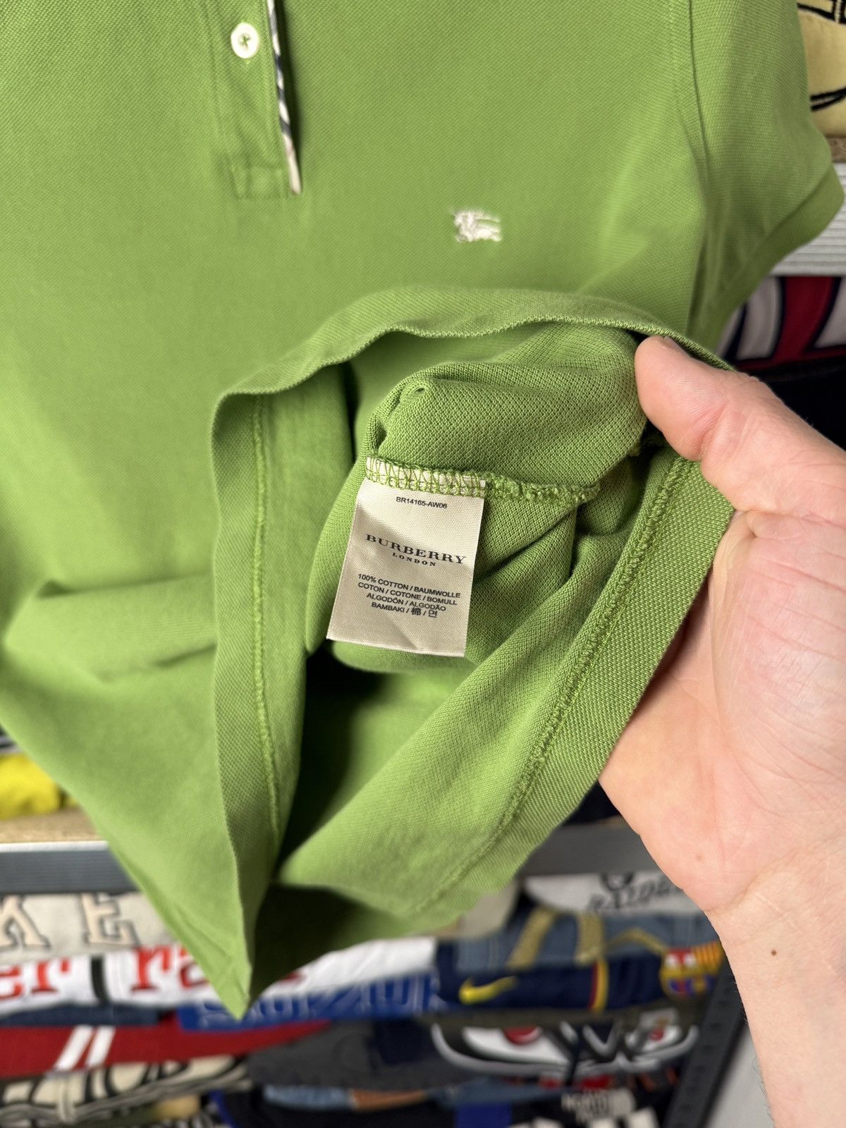 Burberry Vintage Green Burberry Polo Tee Size M / US 6-8 / IT 42-44 - 9 Thumbnail