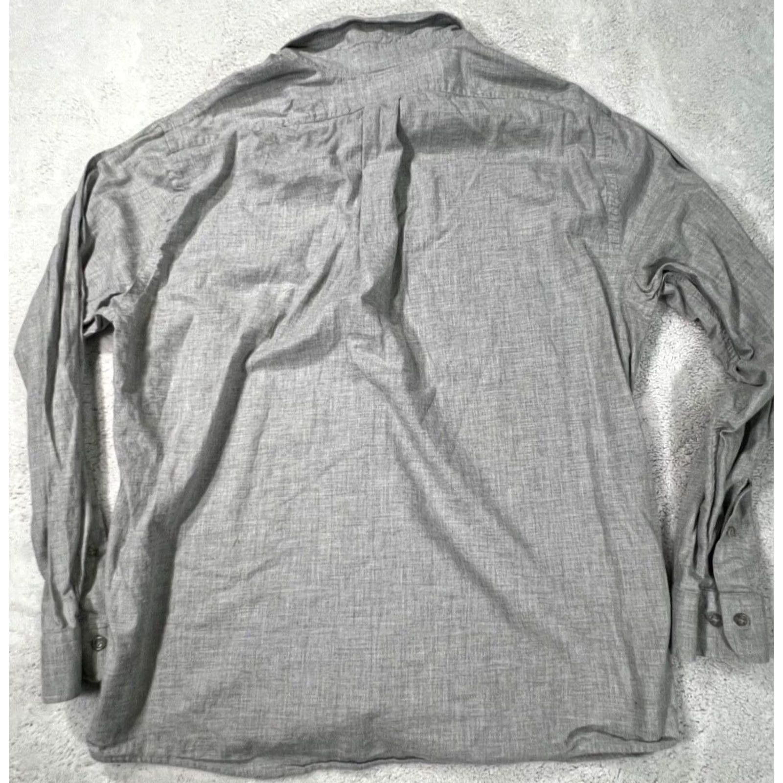 Brooks Brothers Brooks Brothers Shirt Mens XL Gray Regent Fit 100% Cotton Casual Button Up Size US XL / EU 56 / 4 - 3 Thumbnail