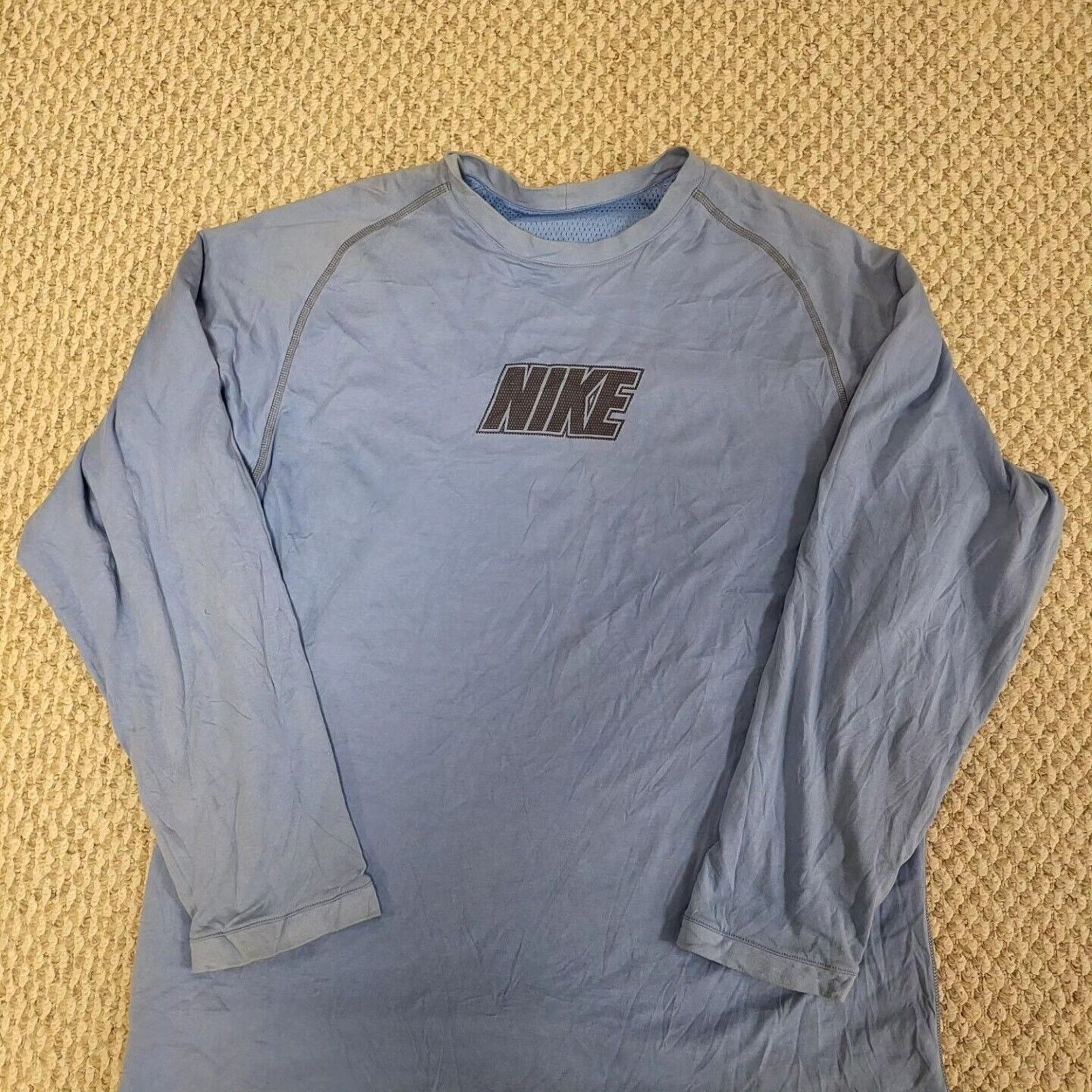 Nike Nike Reversible Mesh Long Sleeve Heavyweight TEE. Swoosh Size US XL / EU 56 / 4 - 4 Thumbnail