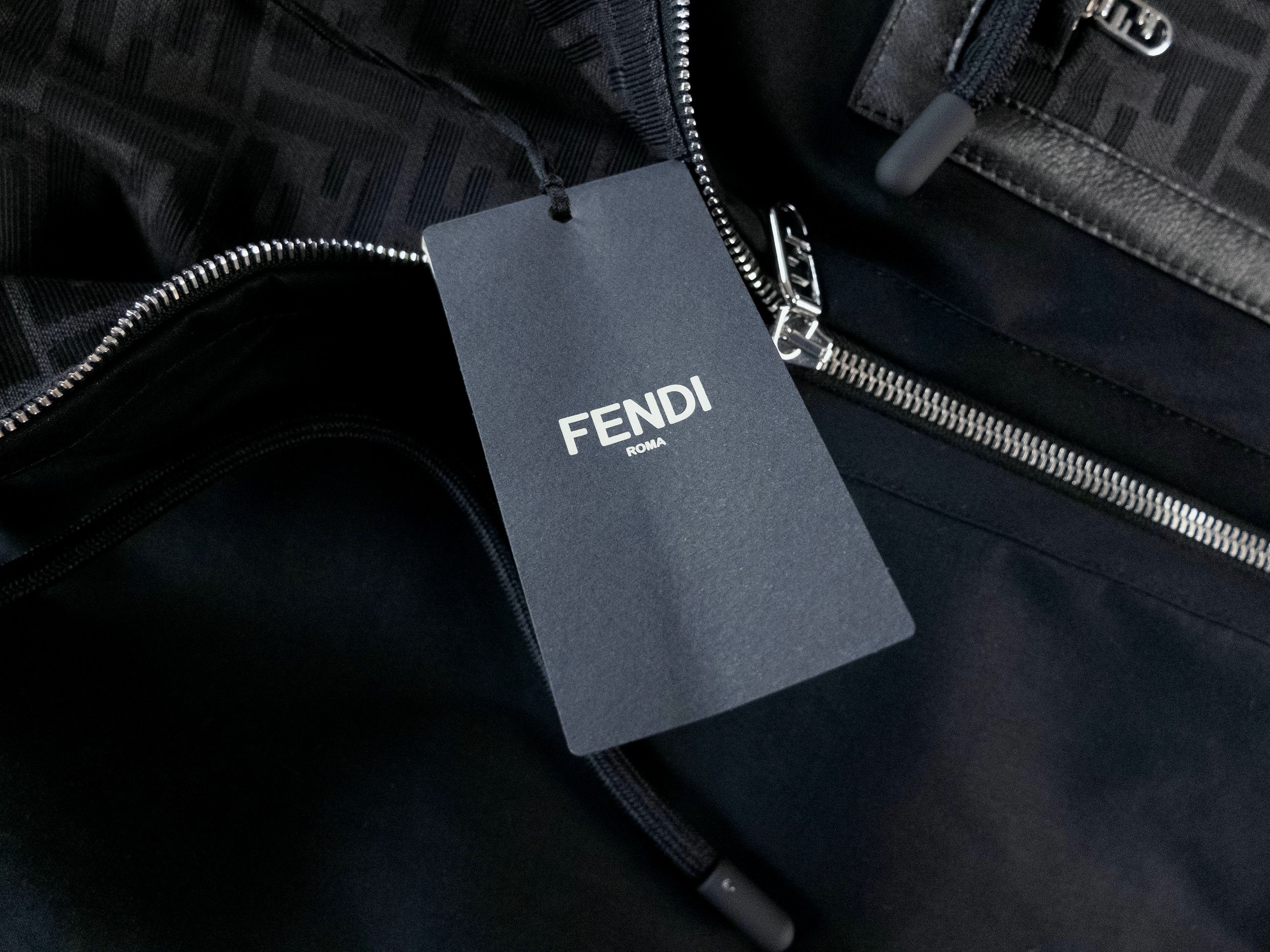 Fendi FENDI black high collar Mackintosh parka jacket 3XL Size US XXL / EU 58 / 5 - 12 Thumbnail