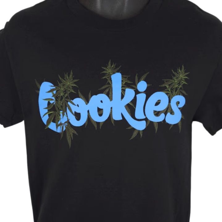 Vintage Cookies T Shirt Men Small Black Cannabis Weed Marijuana Hemp Plant Size US S / EU 44-46 / 1 - 2 Thumbnail