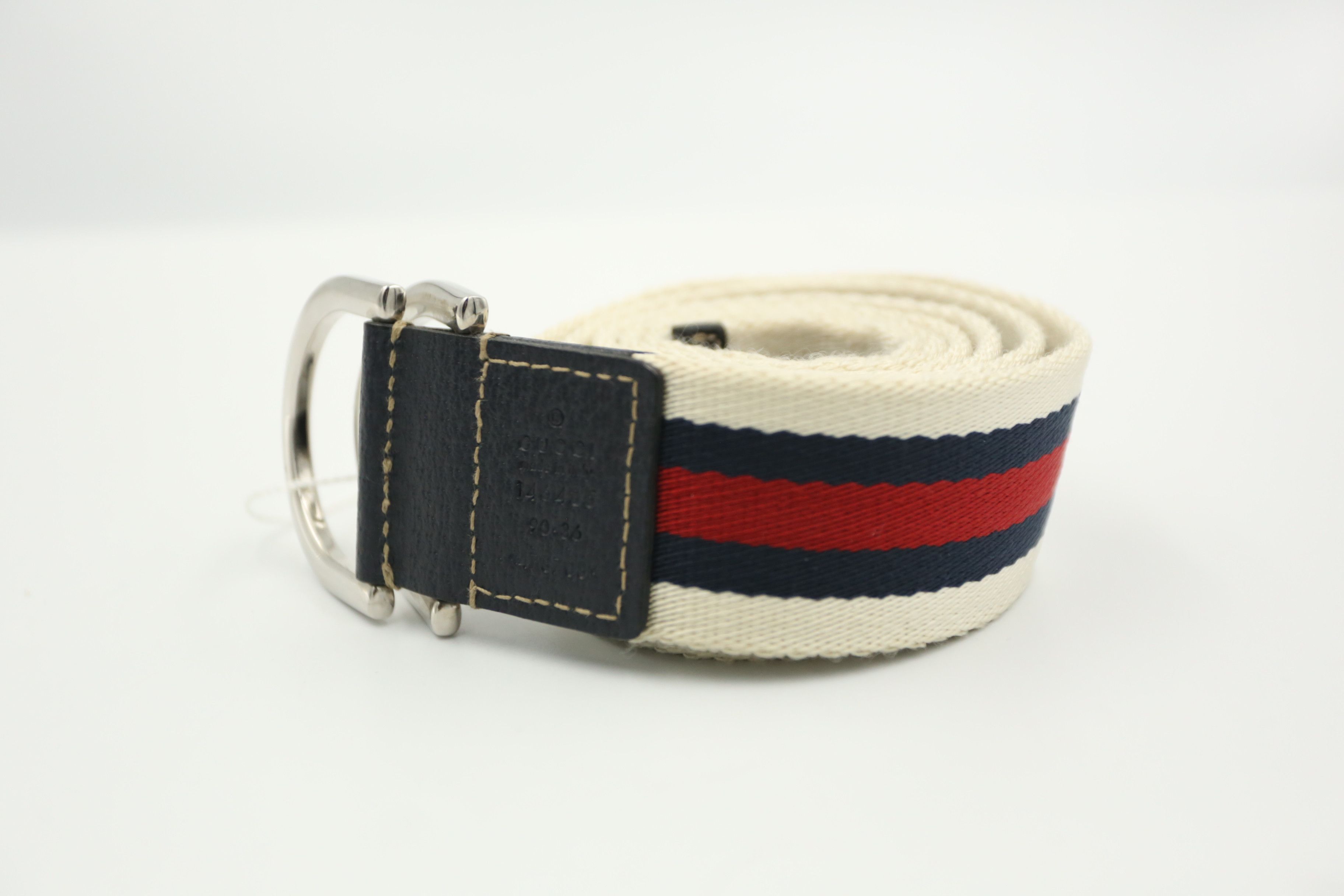 Gucci Gucci - D-Ring Web Belt Size ONE SIZE - 1 Thumbnail