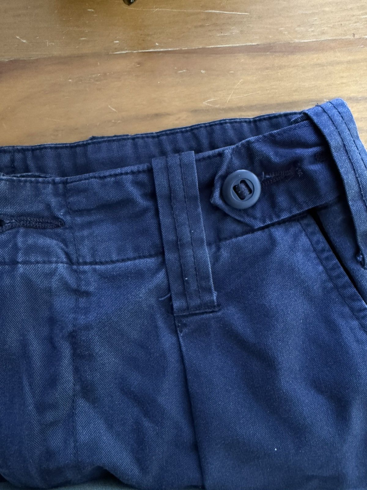 Vintage British Military Navy Blue Combat Cargo Trousers. Vintage Size US 32 / EU 48 - 3 Thumbnail