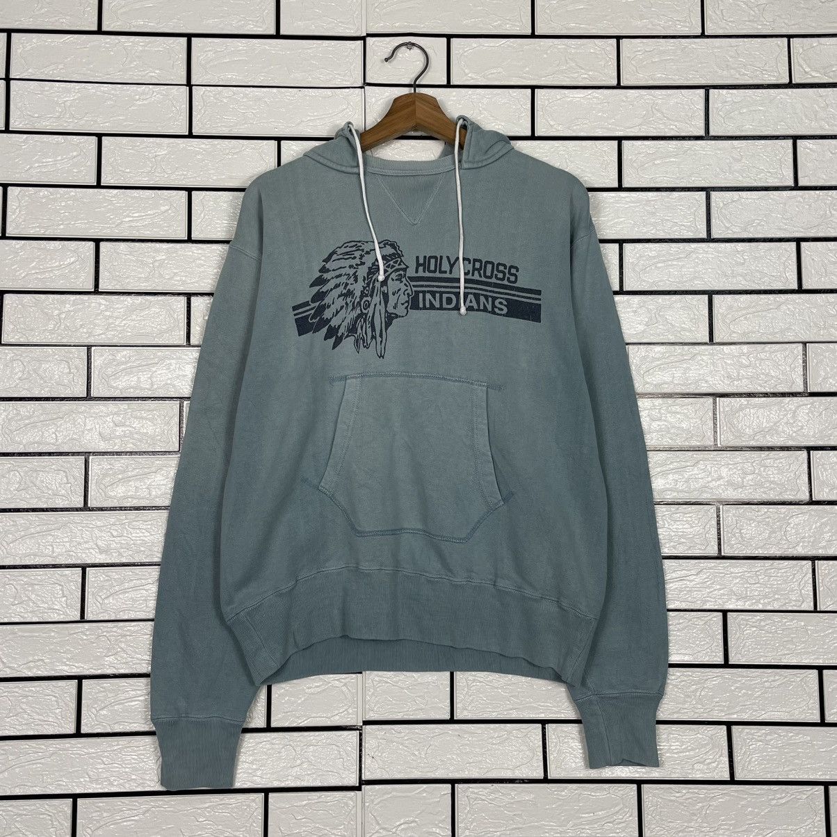 Japanese Brand K Mayer Sportwear Holycross Indians Hoodie Size US M / EU 48-50 / 2 - 10 Thumbnail