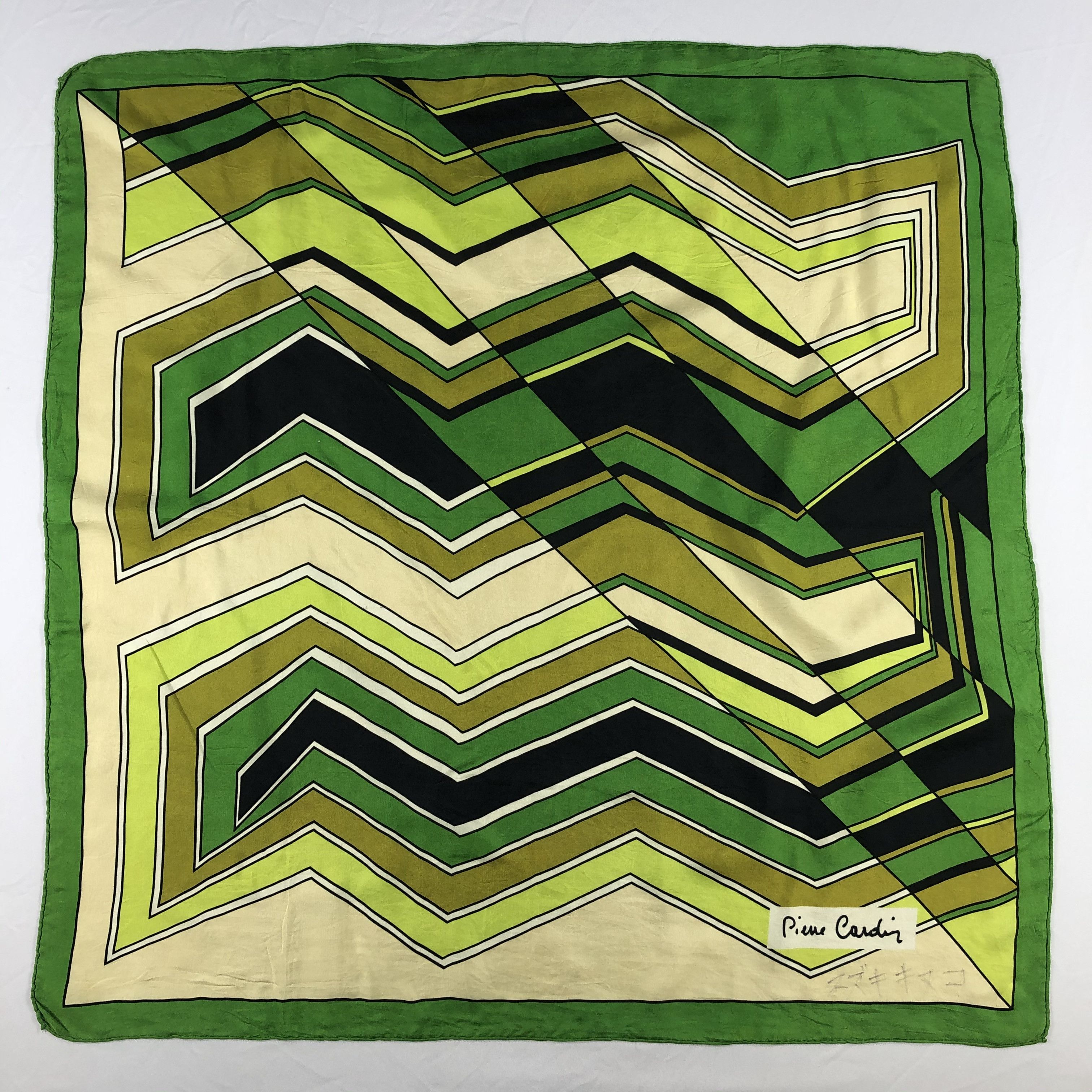 Pierre Cardin Vintage Pierre Cardin Silk Scarf Size ONE SIZE - 2 Thumbnail