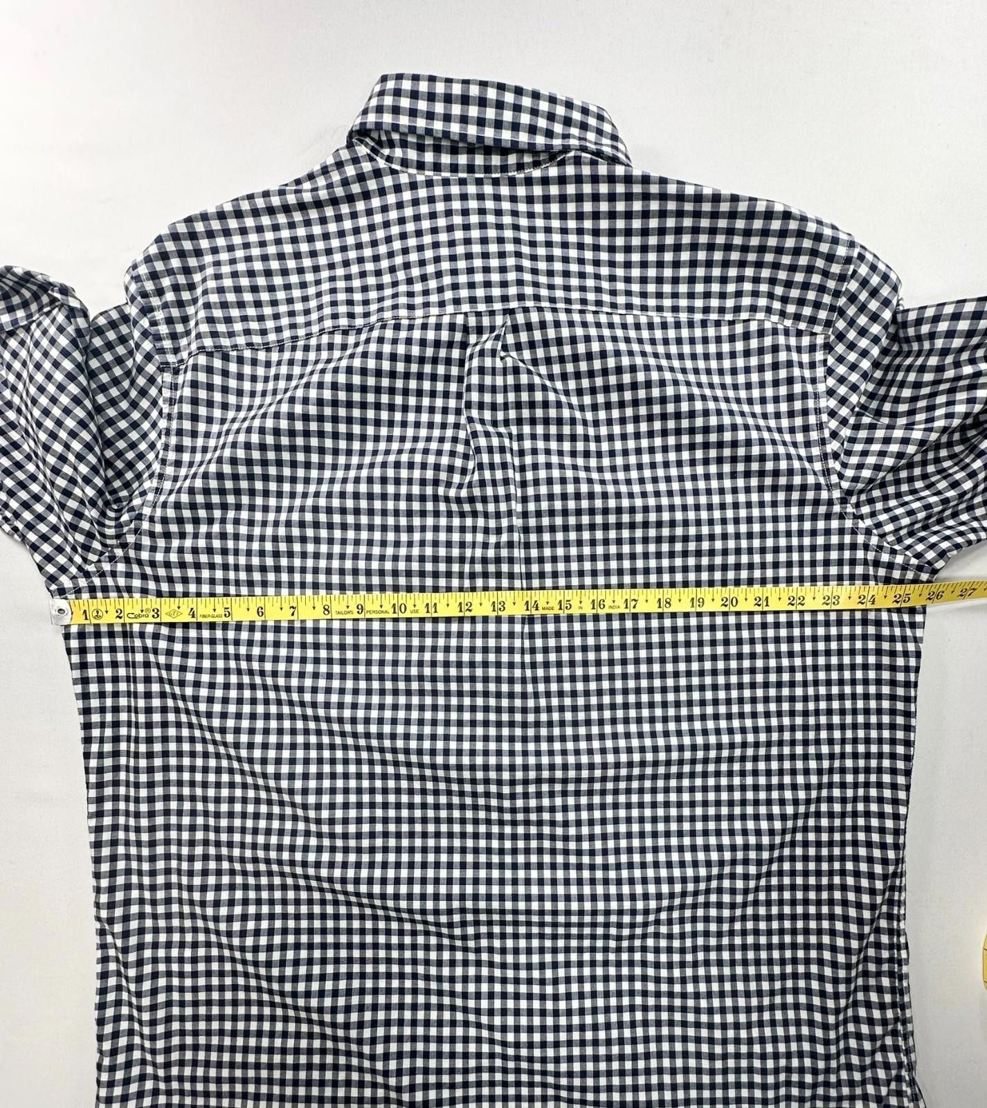 Gap Gap Standard Fit Stretch Check Pattern Button Up Black XL Size US XL / EU 56 / 4 - 7 Thumbnail