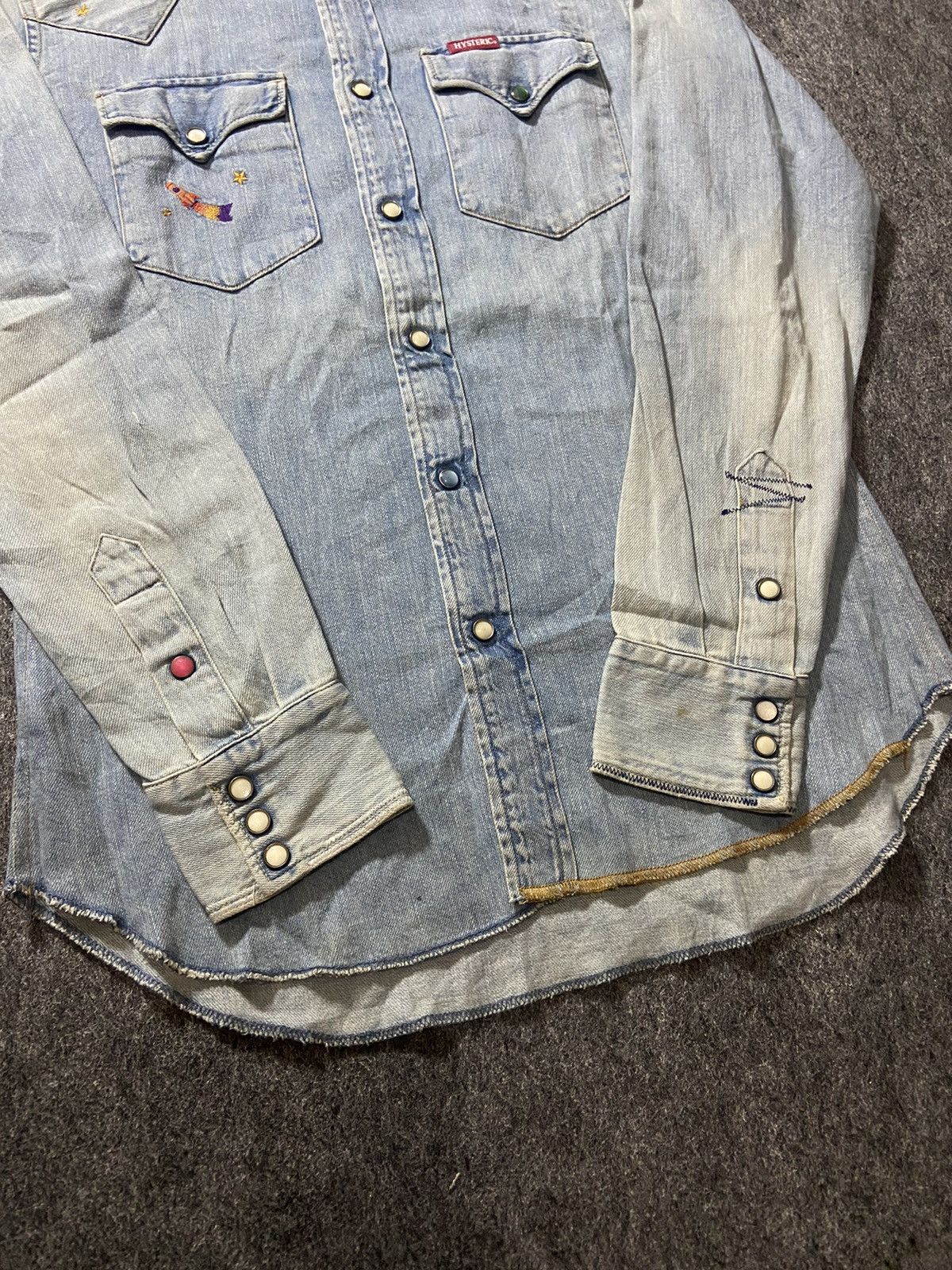 Hysteric Glamour × Japanese Brand Vintage hysteric glamour denim shirt women Size M / US 6-8 / IT 42-44 - 2 Thumbnail