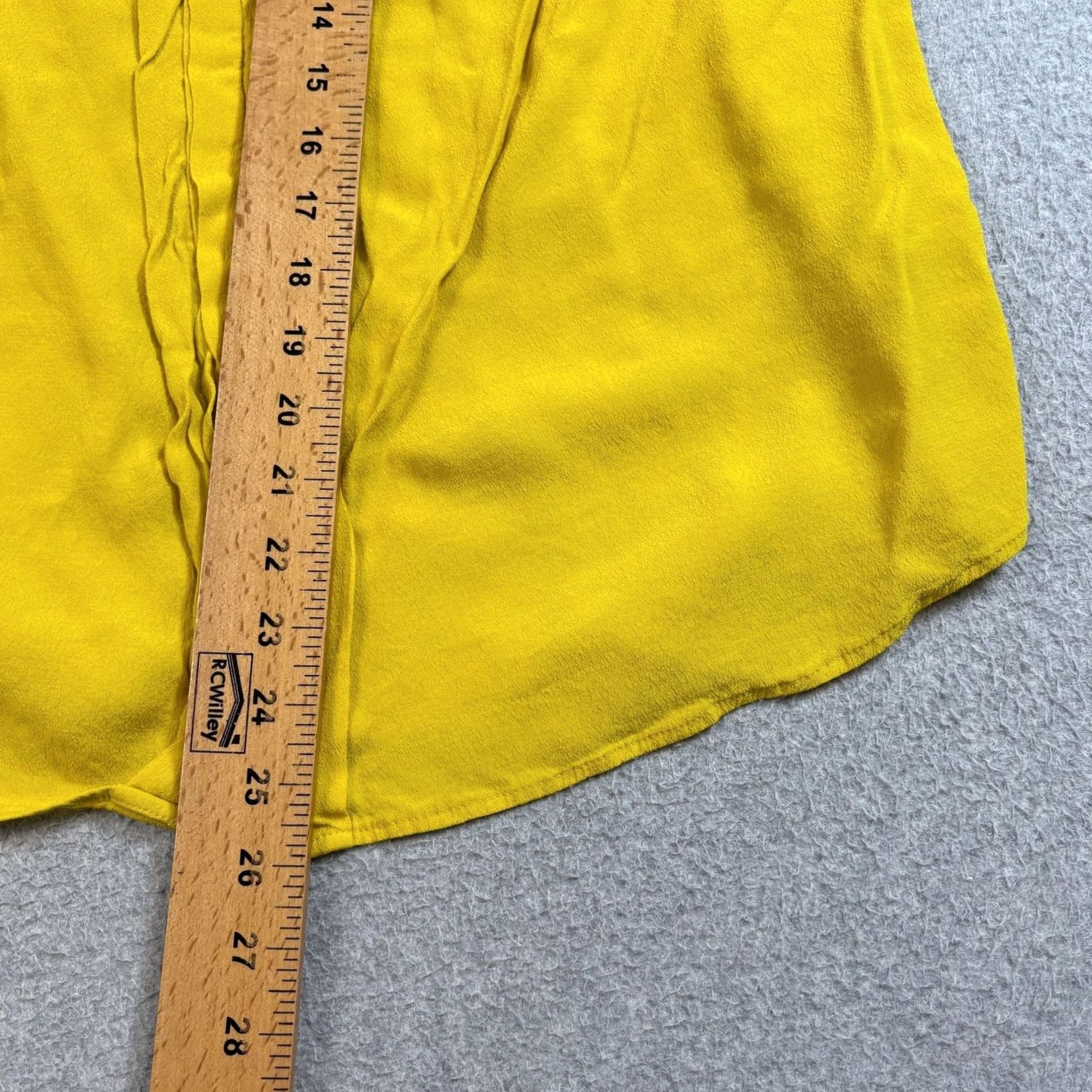 Boden Boden Shirt Women 16 US Pleated Front Cap Sleeve Viscose Boho Yellow Blouse Womens Size XXL / US 16-18 / IT 52-54 - 7 Thumbnail