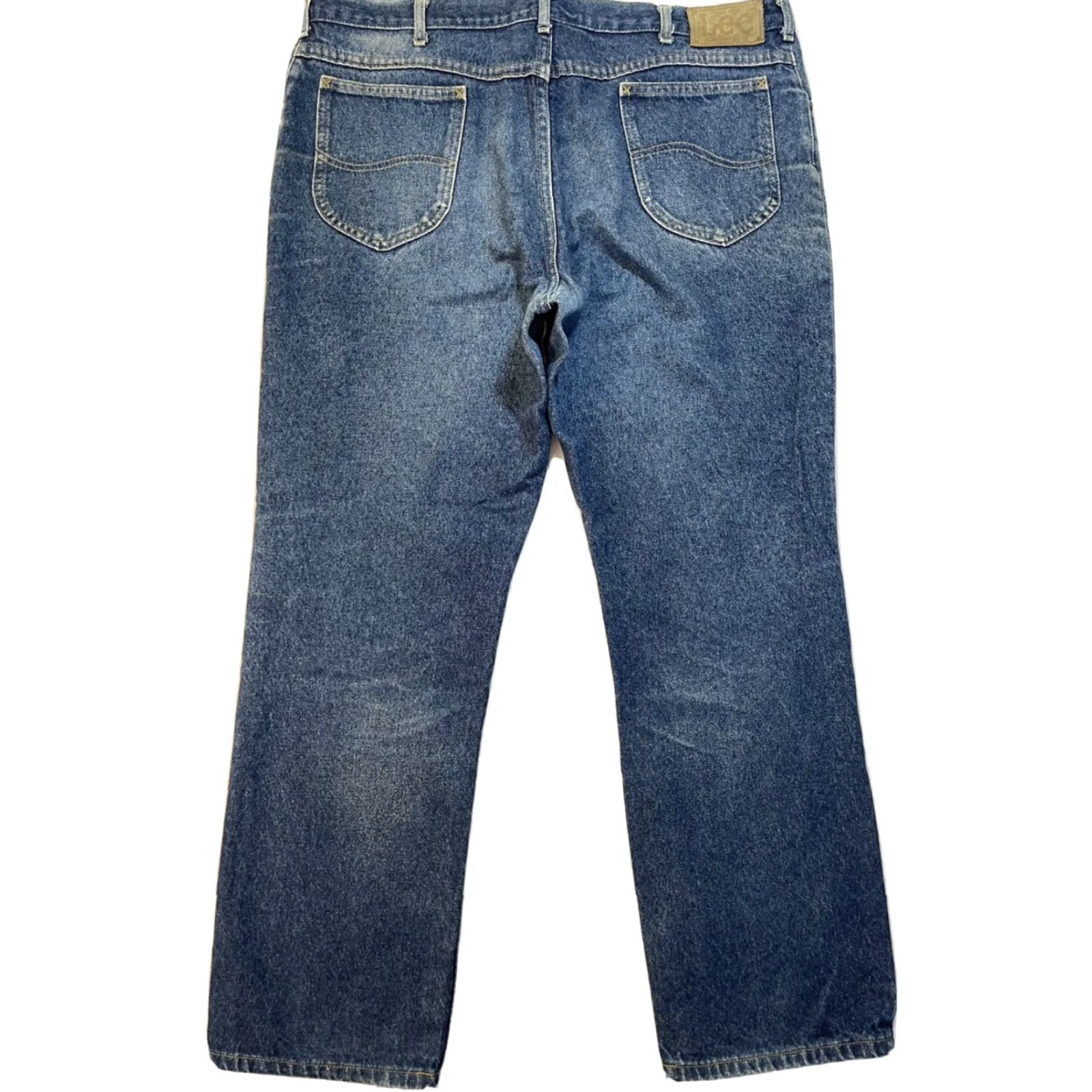 Lee VINTAGE Lee Riders Jeans Denim 36x32 Bootcut Regular Fit Blue USA Size US 36 / EU 52 - 2 Thumbnail