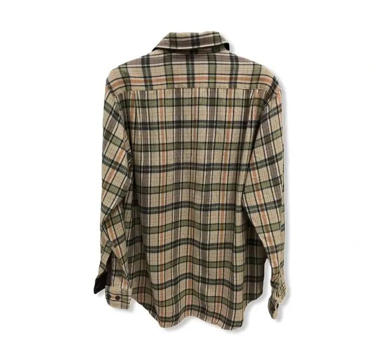 Flannel × Vintage Vintage Crocodile Plaid Tartan Flannel Shirt 👕 Size US M / EU 48-50 / 2 - 4 Thumbnail