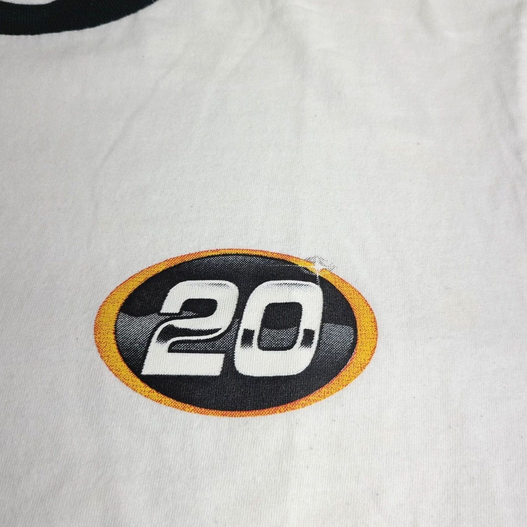 Anvil VINTAGE Tony Stewart Jeff Gordon Rival T-Shirt Y2K #14 Anvil Size Large White Men Short Sleeve Crew Neck Size US L / EU 52-54 / 3 - 4 Thumbnail