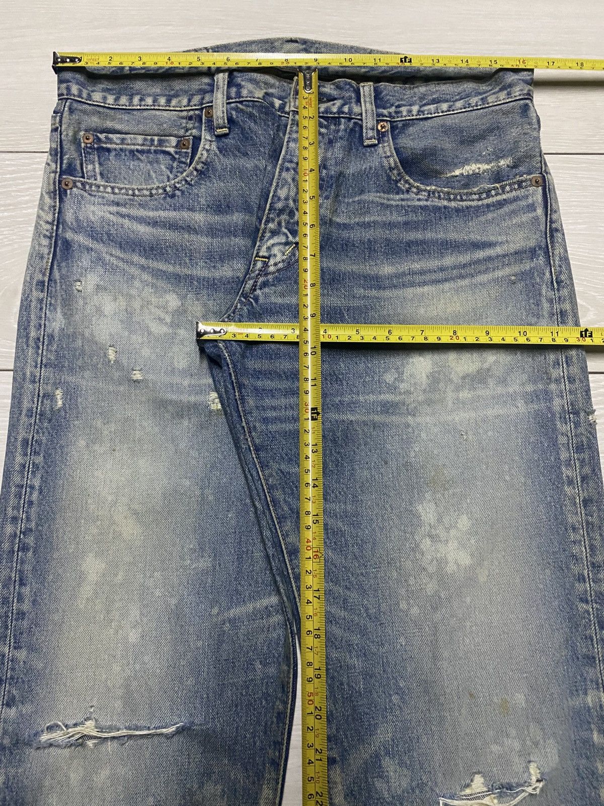 Japanese Brand Vintage Japanese Rna Bleach Distressed Loose Jeans Size US 32 / EU 48 - 15 Thumbnail