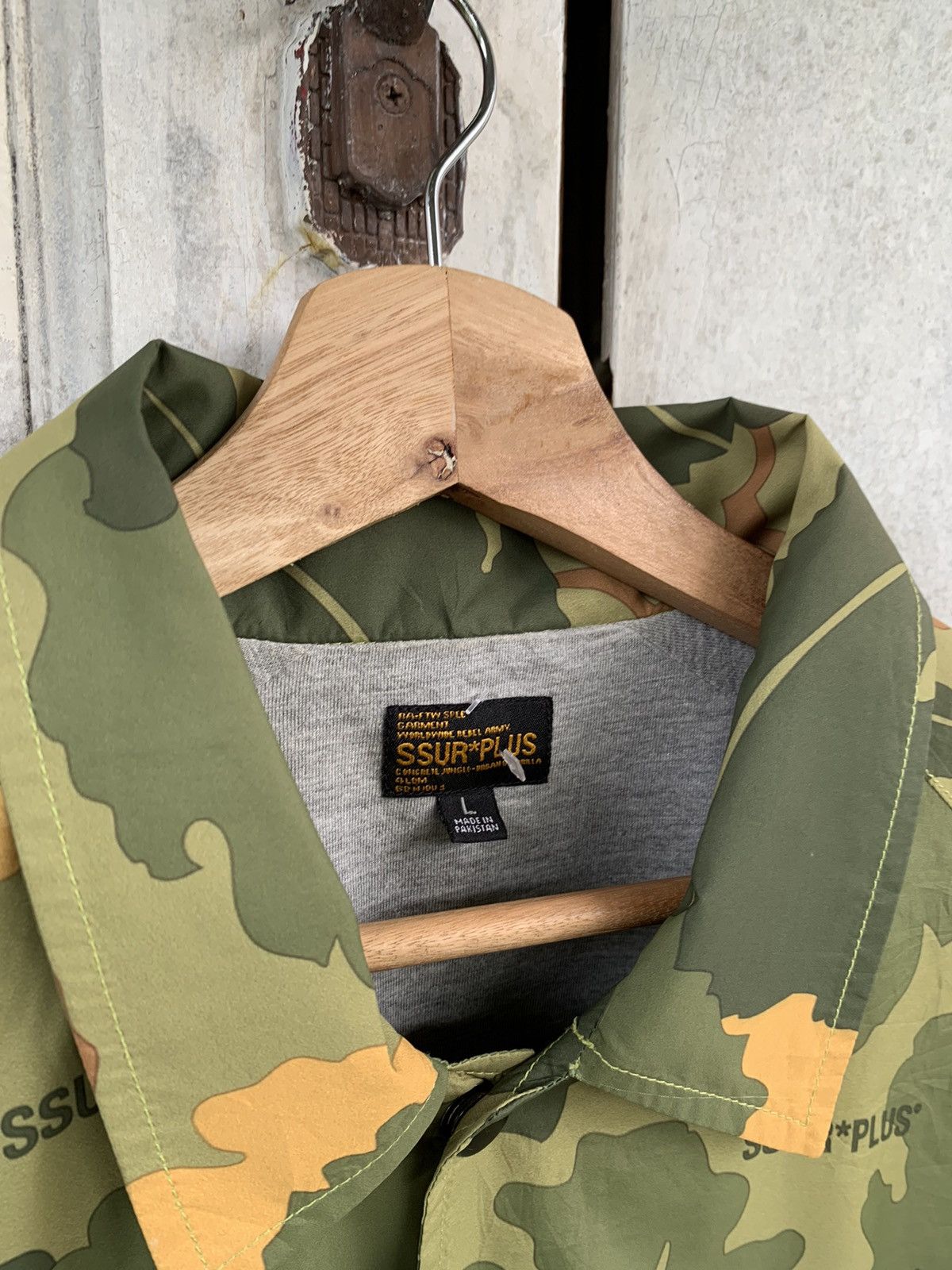 Japanese Brand × SSUR Rarely SSUR PLUS Tree Camo Coach Jacket Size US L / EU 52-54 / 3 - 10 Thumbnail