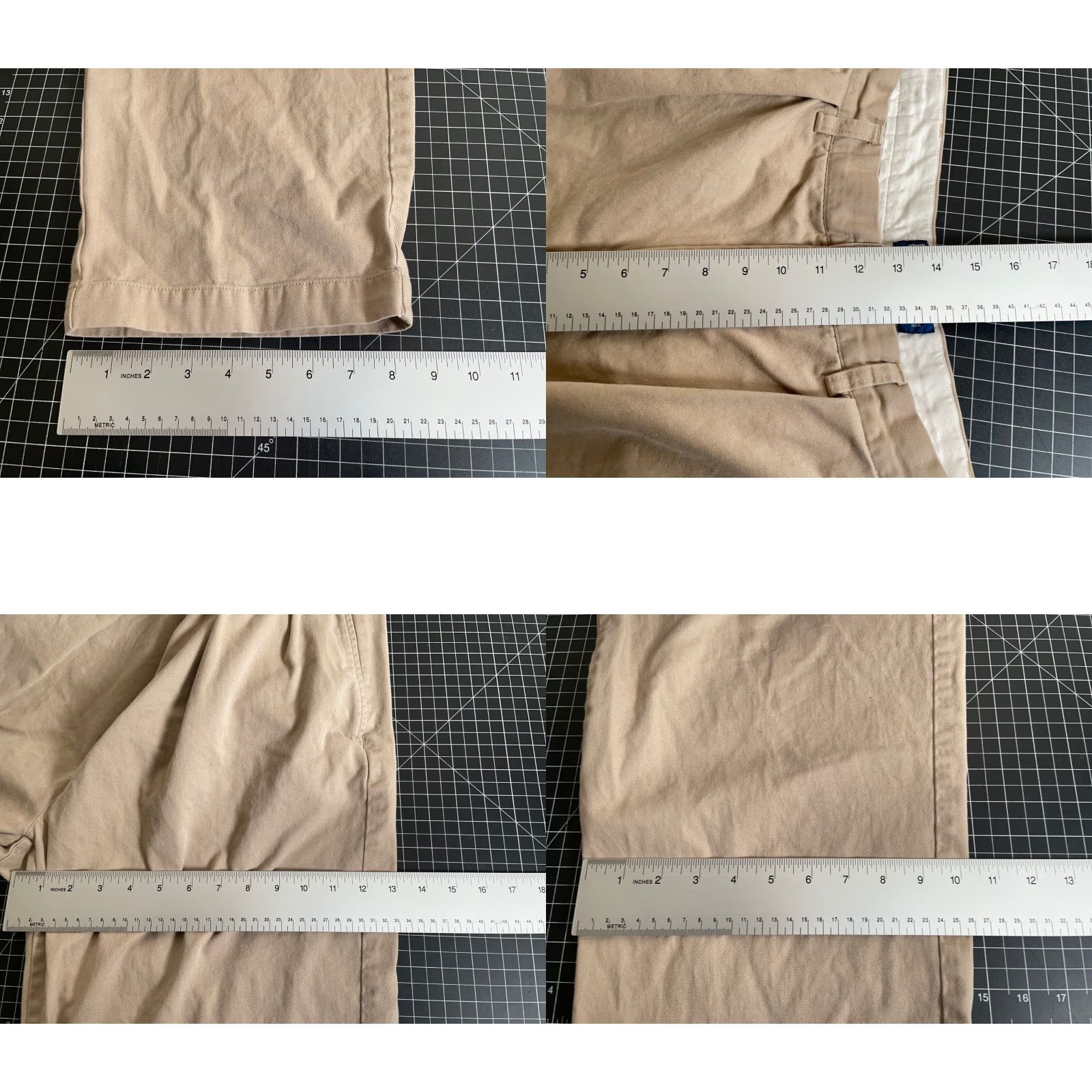 Polo Ralph Lauren VINTAGE Polo Ralph Lauren Men's Pants Chino Casual High Rise Pleated 36 x 30 Beige Size US M / EU 48-50 / 2 - 8 Thumbnail