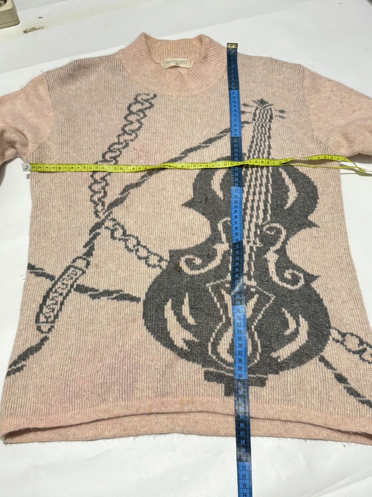 Hysteric Glamour × If Six Was Nine × Japanese Brand Excellent Guitar Chain Sweater Knit Mohair Size US M / EU 48-50 / 2 - 7 Thumbnail