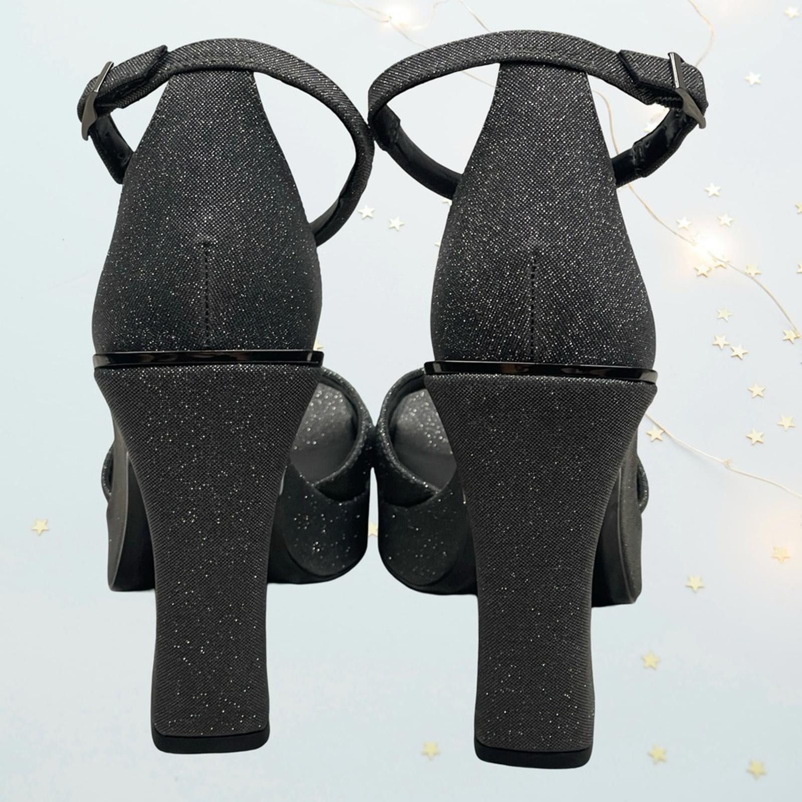 DKNY DKNY - Elegant Black Glitter Women's Heels in size 8 NWOT Size US 8 / IT 38 - 6 Thumbnail
