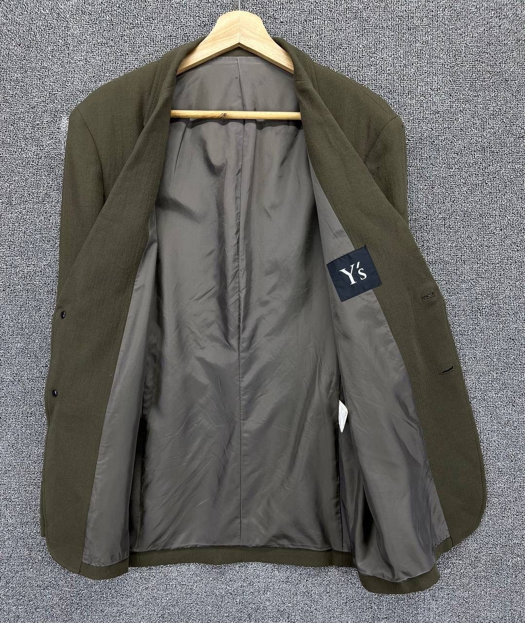 Yohji Yamamoto Vintage Yohji Yamamoto Trashed Wool Blazer Coats Jacket Size US M / EU 48-50 / 2 - 5 Thumbnail
