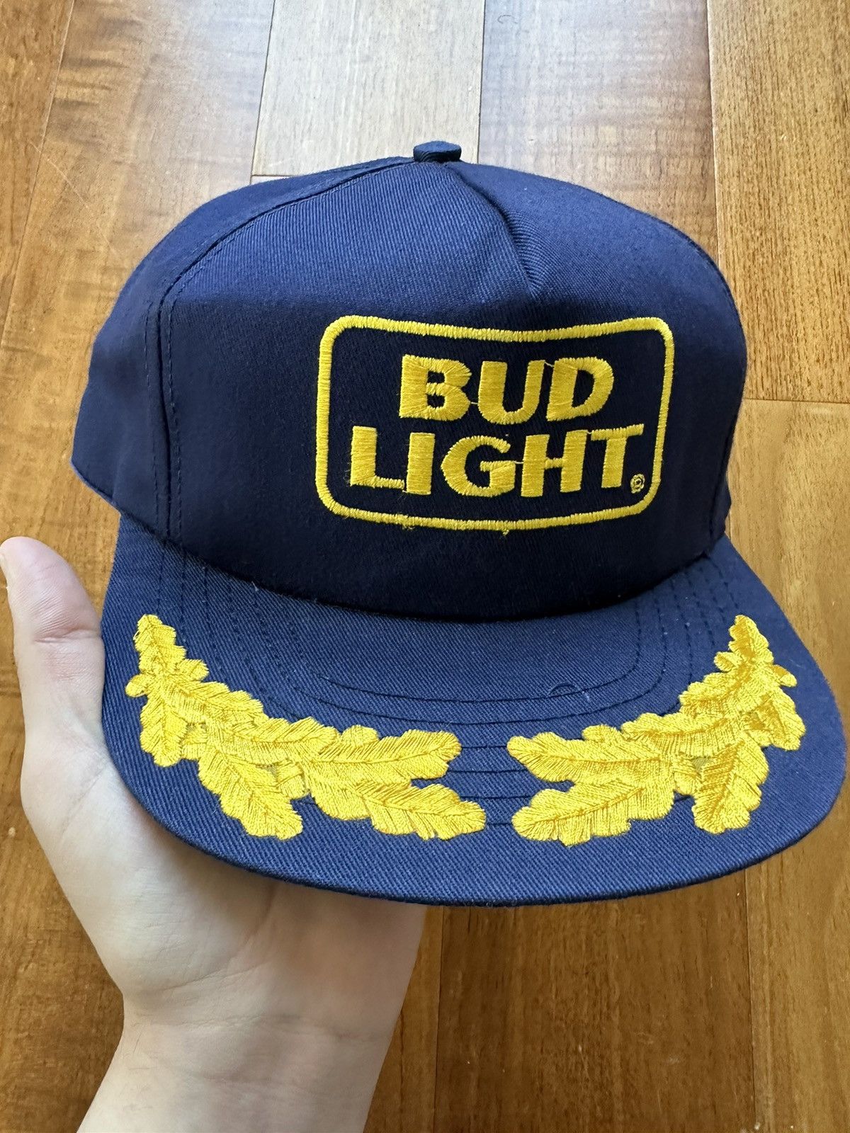 Vintage Vintage 80s Bud Light Scrambled Eggs Trucker Hat OSFA Size ONE SIZE - 2 Thumbnail