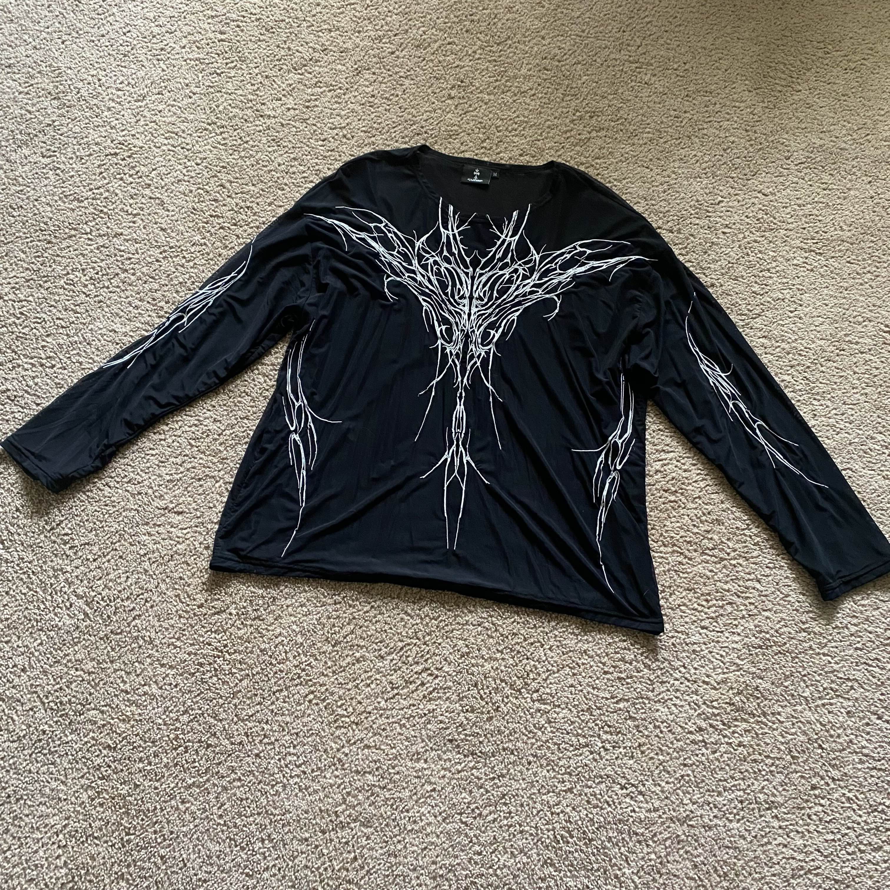 Other Onlycurse - Deadstock venom AOP embroidered mesh longsleeve Size US M / EU 48-50 / 2 - 5 Thumbnail