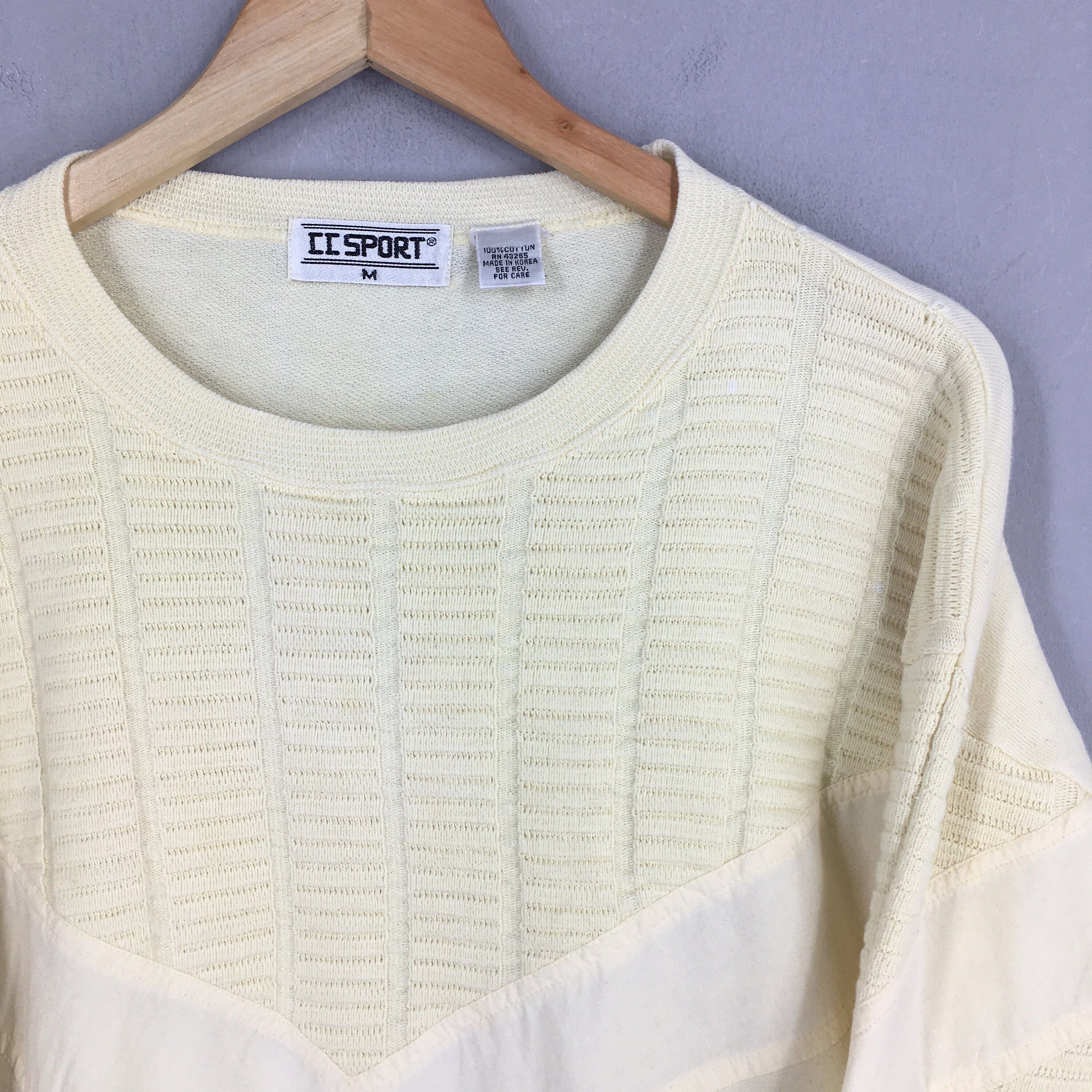 Retrofit × Vintage Vintage 90's CC Sports Pop Art Retro Sweatshirt Medium Size US M / EU 48-50 / 2 - 2 Thumbnail