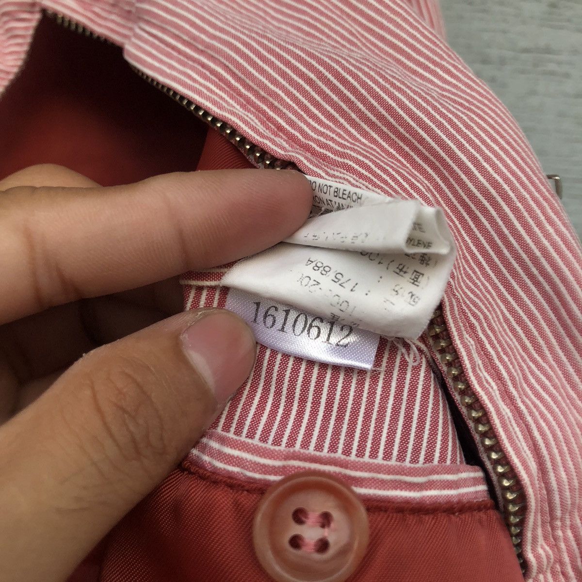 Balenciaga Vintage Balenciaga Pinstripes Biker Jacket Size S / US 4 / IT 40 - 8 Thumbnail