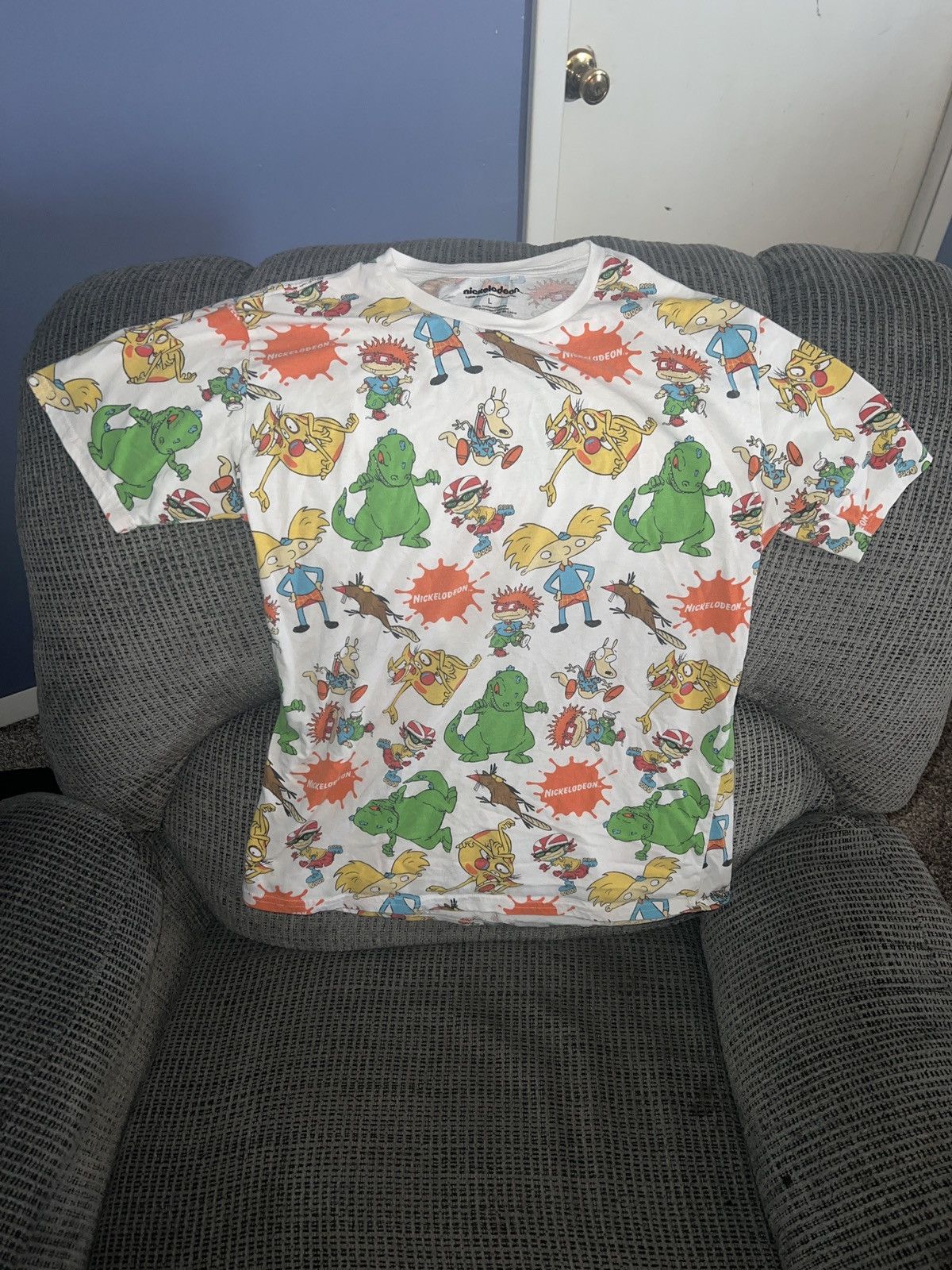 Nickelodeon Nickelodeon All-Over Tee Size US L / EU 52-54 / 3 - 1 Thumbnail