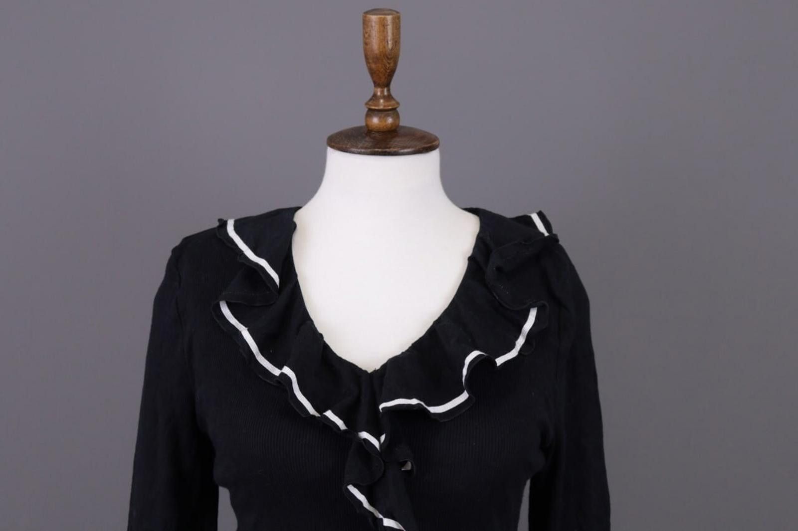 Lauren Ralph Lauren Lauren Ralph Lauren Black Long Sleeve Top Shirt Size XS Size XS / US 0-2 / IT 36-38 - 2 Thumbnail