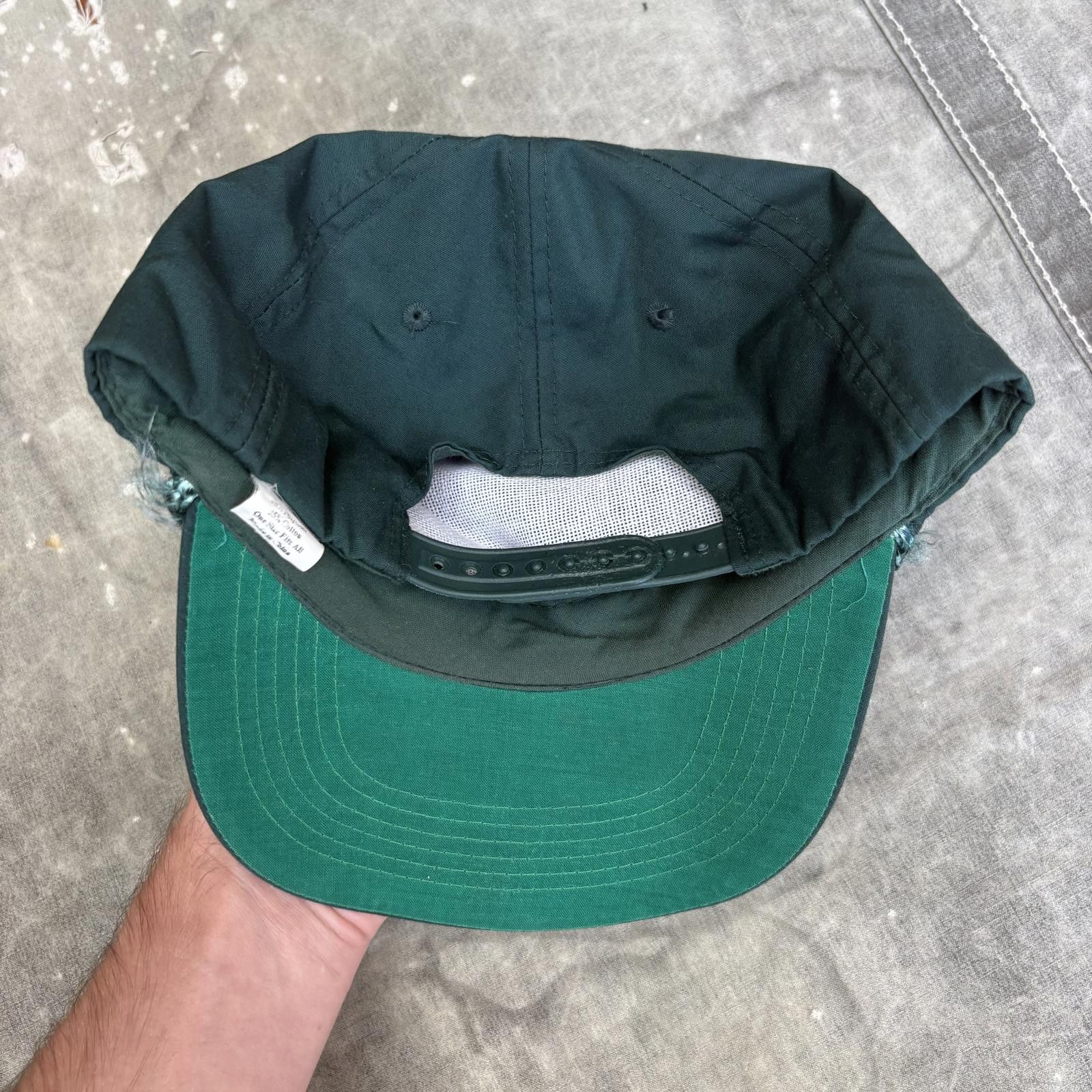 Jeep Vintage 90s Forest Green Chrysler Jeep Dodge SnapBack Hat Size ONE SIZE - 2 Thumbnail