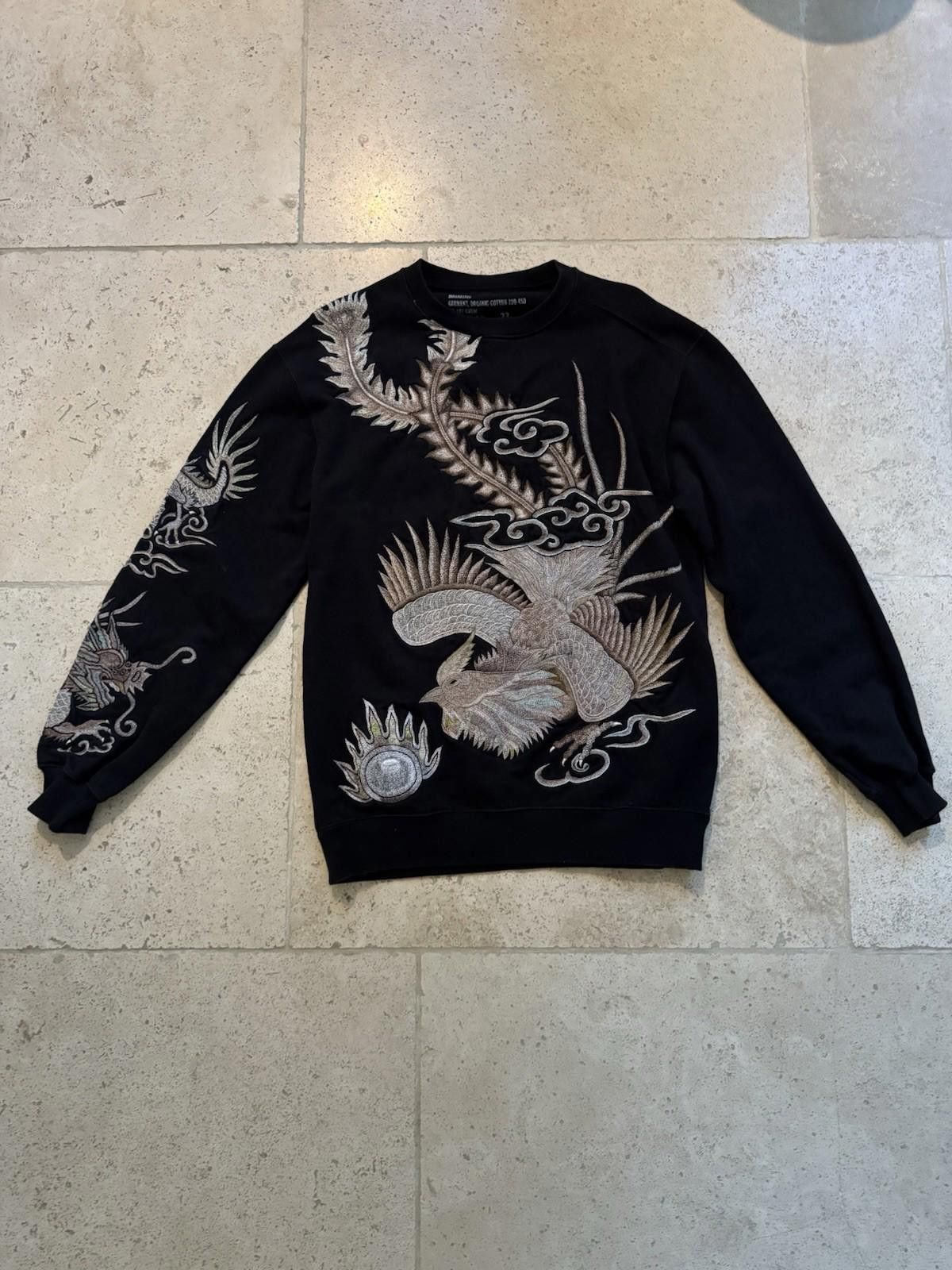 Maharishi 2059 Phoenix Embroidered Crew Sweat · Organic Sweat Black Size US S / EU 44-46 / 1 - 1 Thumbnail
