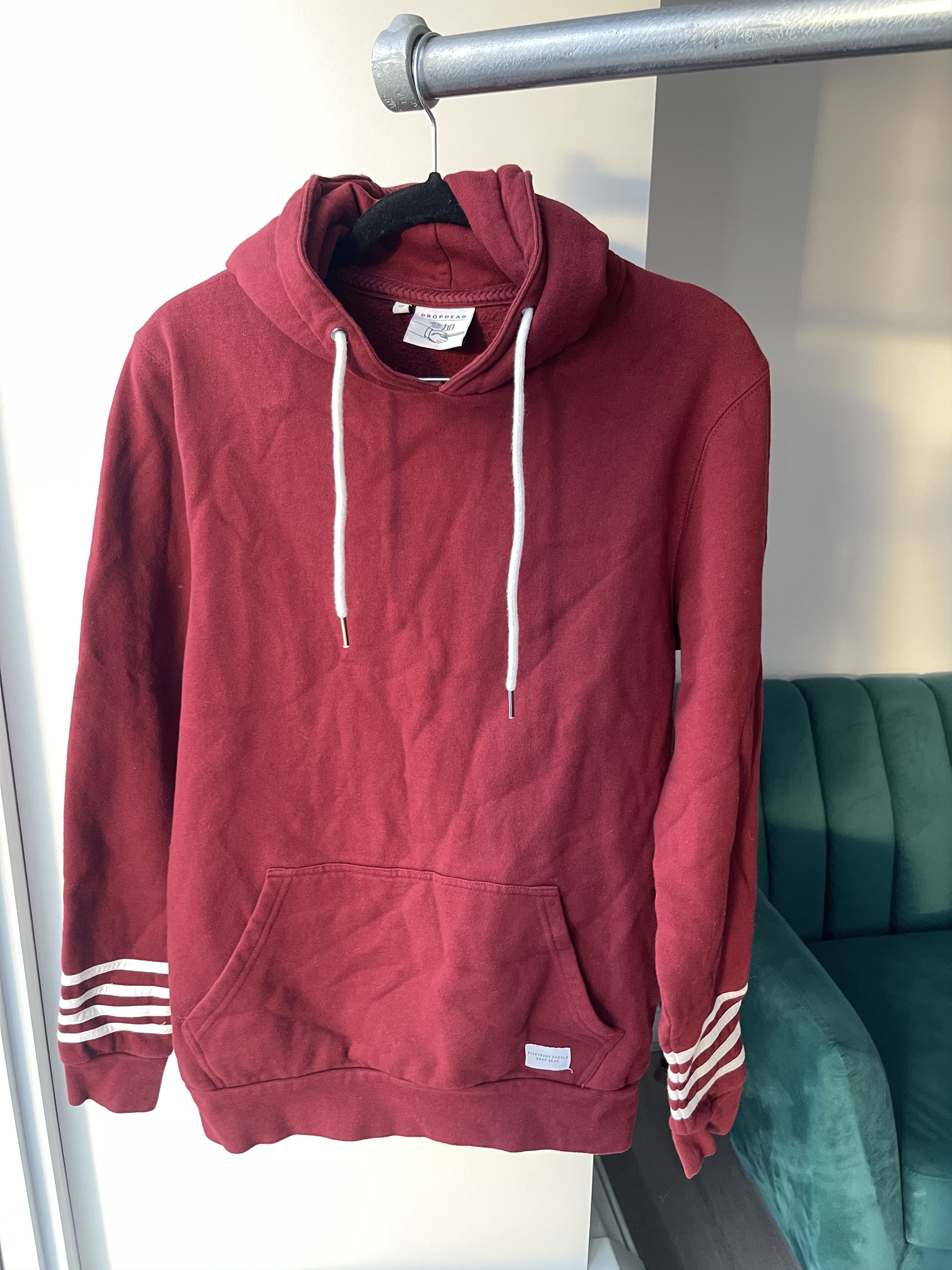 Drop Dead Clothing Dropdead Red Striped Hoodie Unisex Size US M / EU 48-50 / 2 - 1 Thumbnail