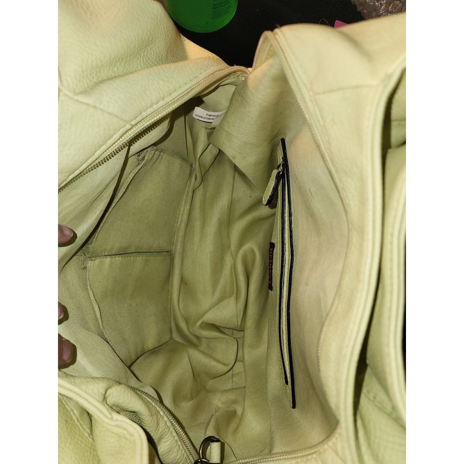 Merona Merona yellow green faux-leather purse Handbag Size ONE SIZE - 4 Thumbnail