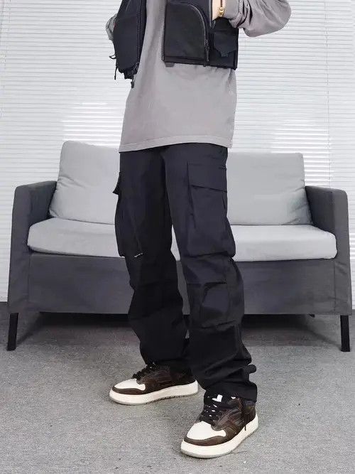 Japanese Brand tactical pleated utility cargo pants Size US 32 / EU 48 - 1 Thumbnail