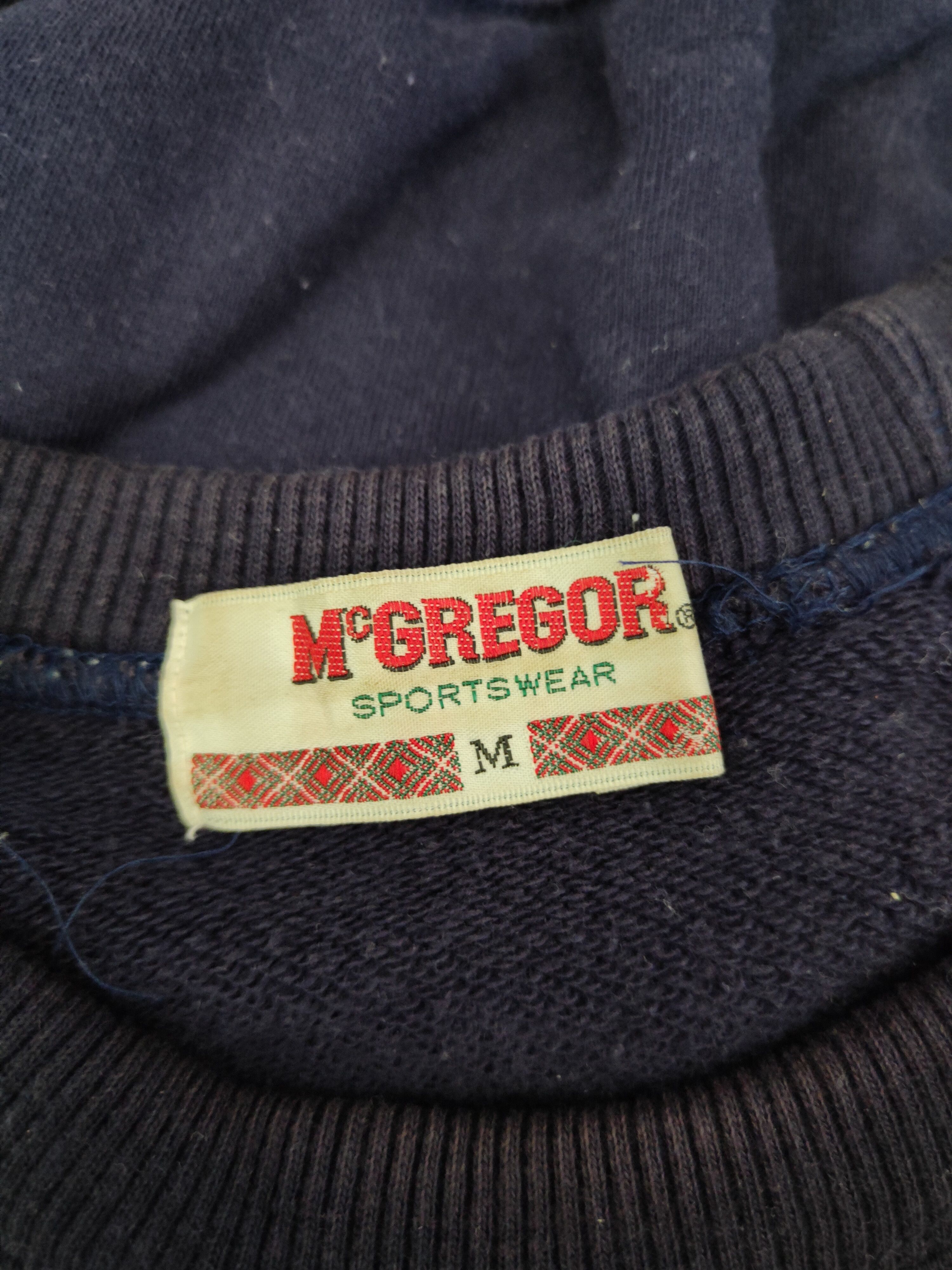 Japanese Brand × McGregor × Vintage McGregor Dark Blue Sweatshirts #S2638 Size US M / EU 48-50 / 2 - 11 Thumbnail