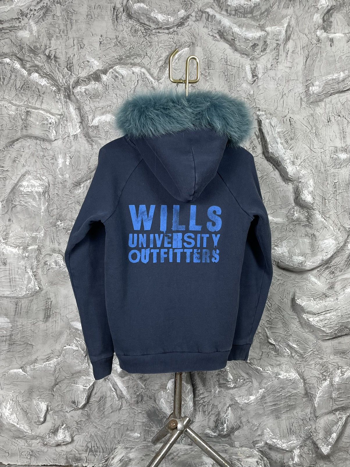 If Six Was Nine × Le Grande Bleu (L.G.B.) 2000s Y2K Punk Fur Zip Hoodie Hysteric Glamour Japanese Vibe Size US M / EU 48-50 / 2 - 2 Thumbnail