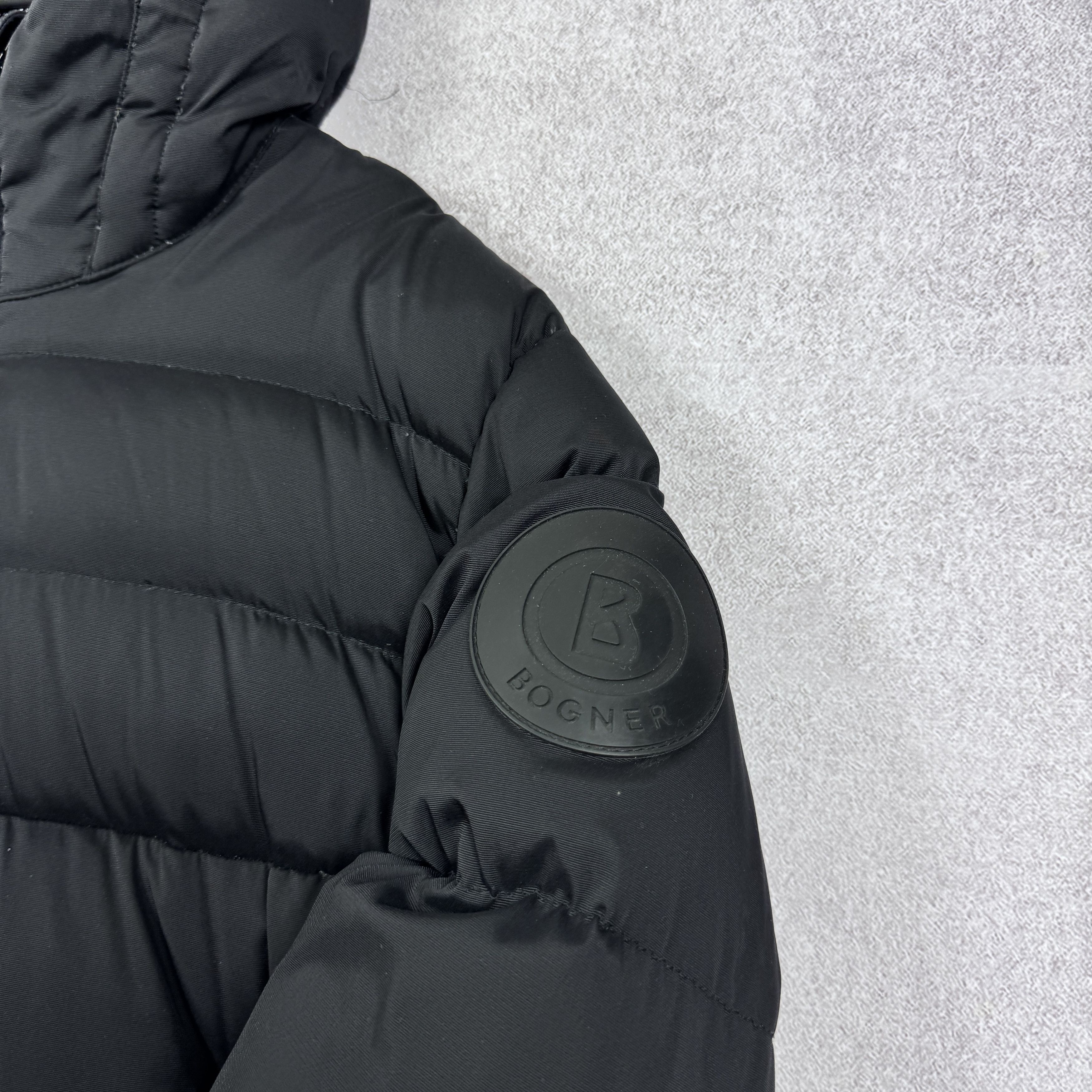 Bogner Men`s BOGNER Puffer Black Embroidered Logo Anorak Ski Jacket Size US L / EU 52-54 / 3 - 6 Thumbnail