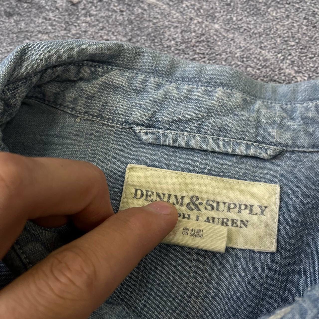 Denim & Supply Ralph Lauren Vintage 90s Denim Supply Ralph Lauren Stripped Shirt Size L Size US L / EU 52-54 / 3 - 7 Thumbnail